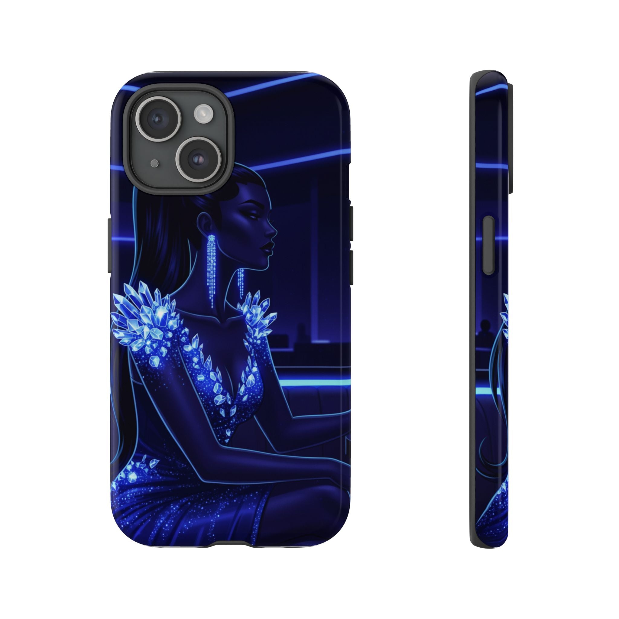 Neon Night Elegance Phone Case