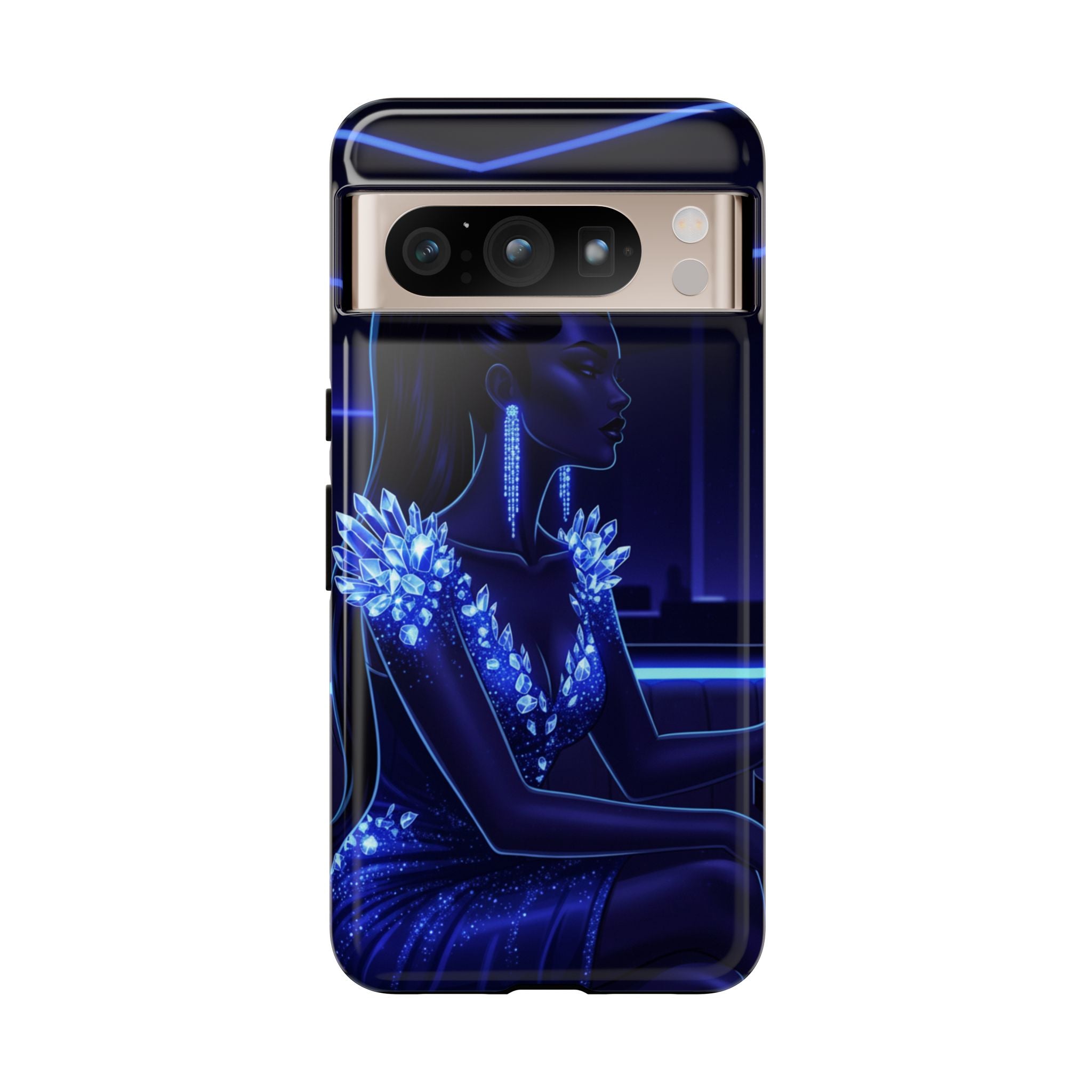 Neon Night Elegance Phone Case