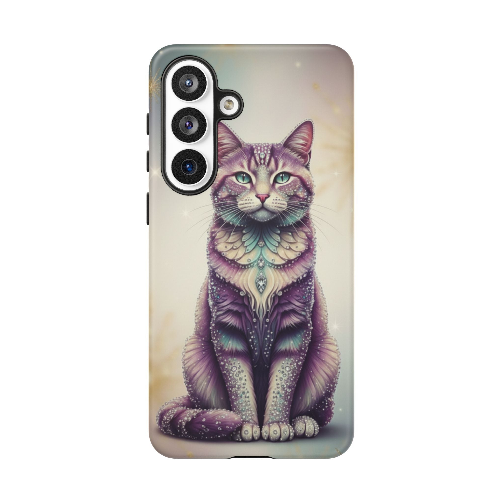 Mystic Cat Phone Case — Protective Tough Case with Enchanted Feline Design