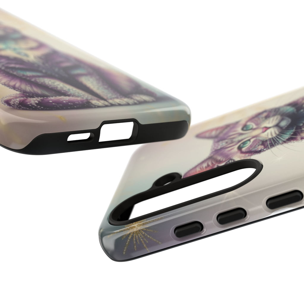 Mystic Cat Phone Case — Protective Tough Case with Enchanted Feline Design