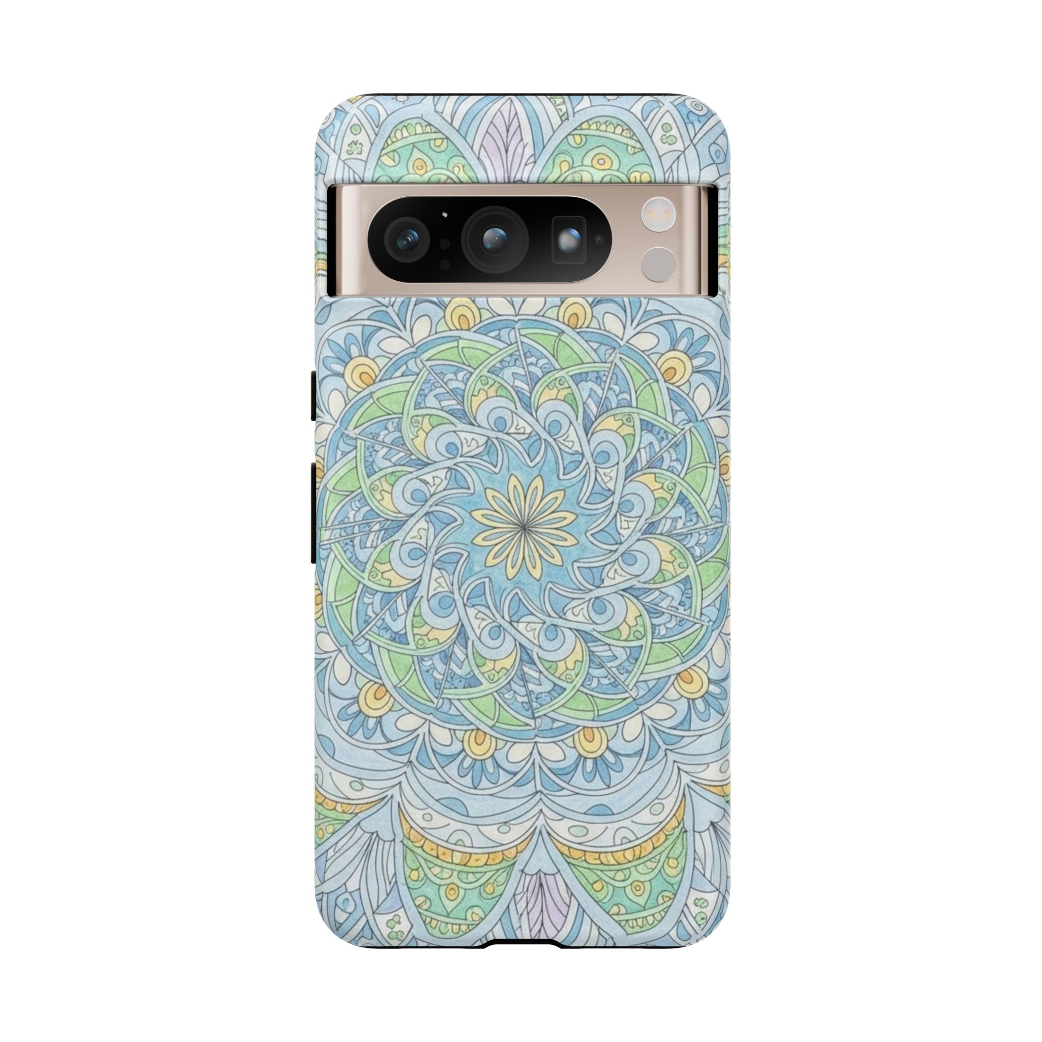 Mandala Floral Phone Case — Pastel Boho Tough Case
