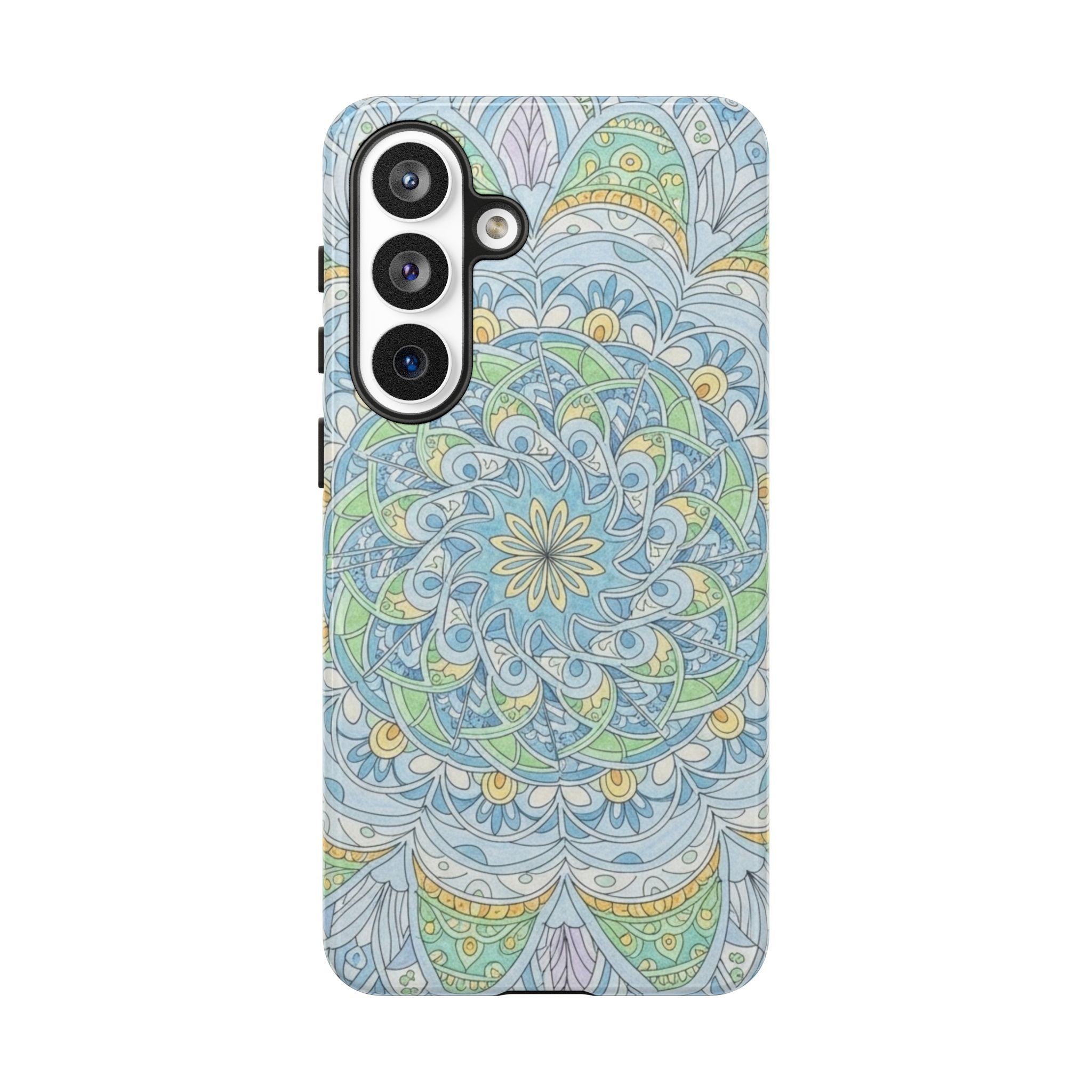 Mandala Floral Phone Case — Pastel Boho Tough Case