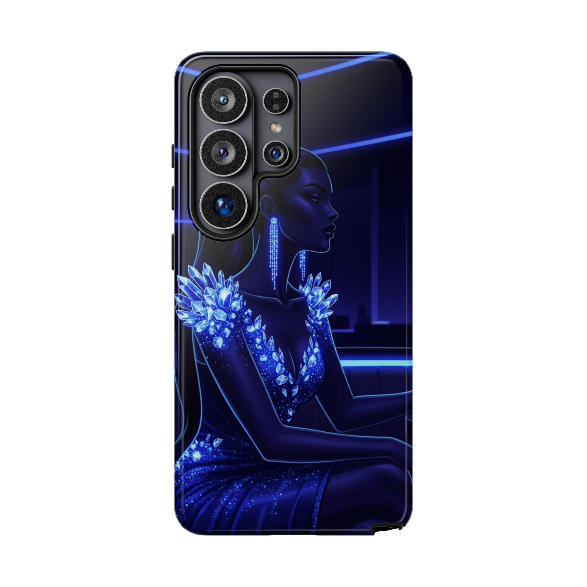 Neon Night Elegance Phone Case