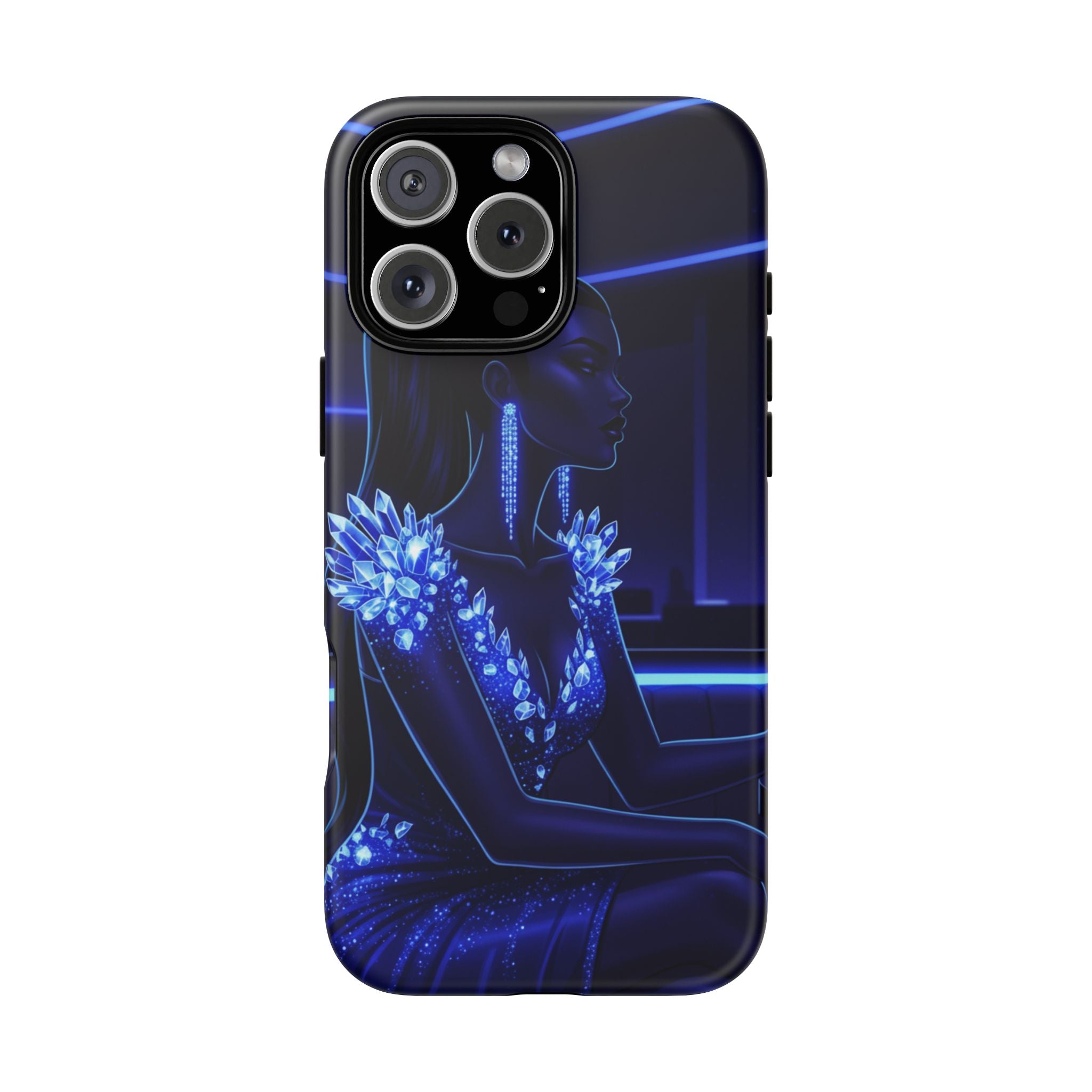 Neon Night Elegance Phone Case