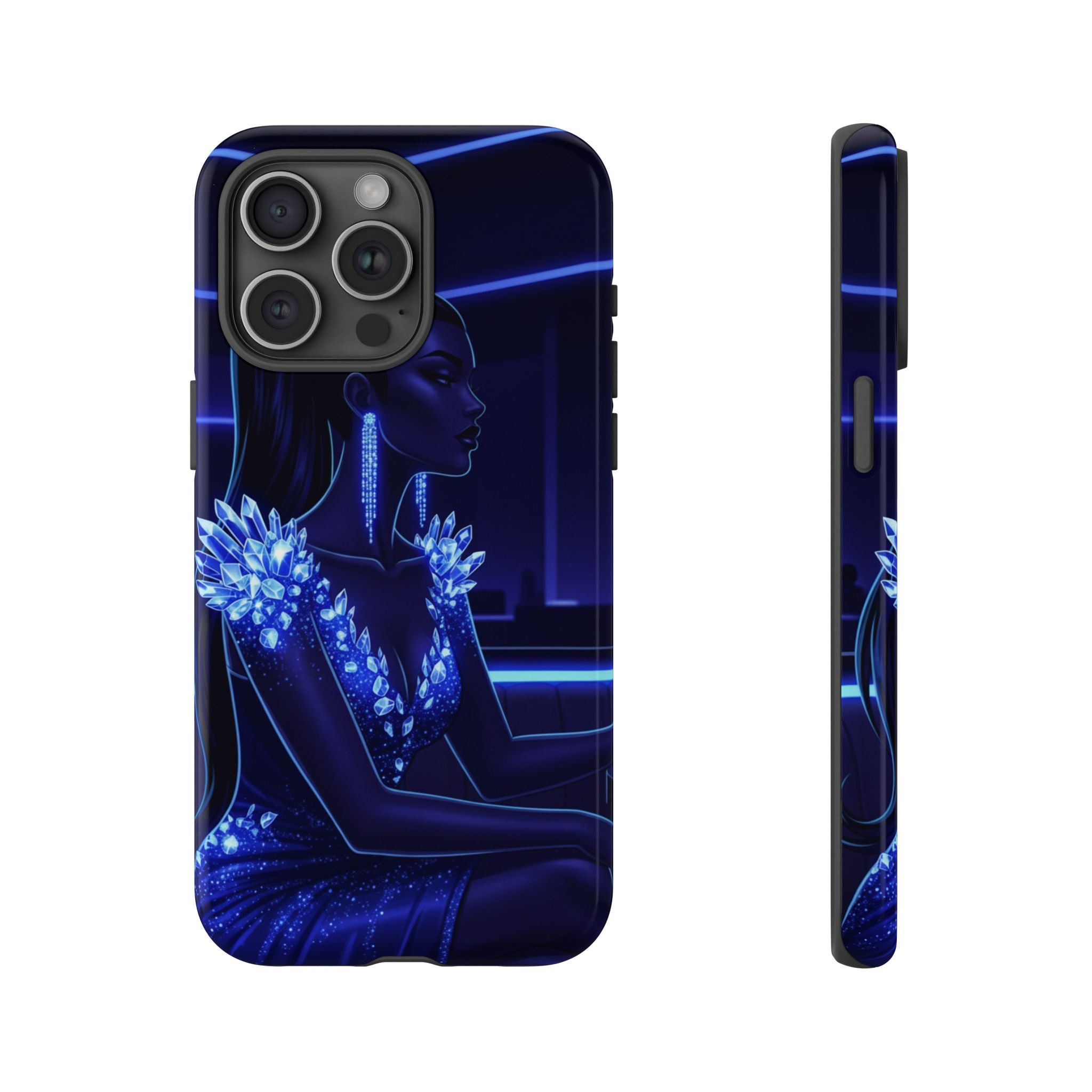Neon Night Elegance Phone Case