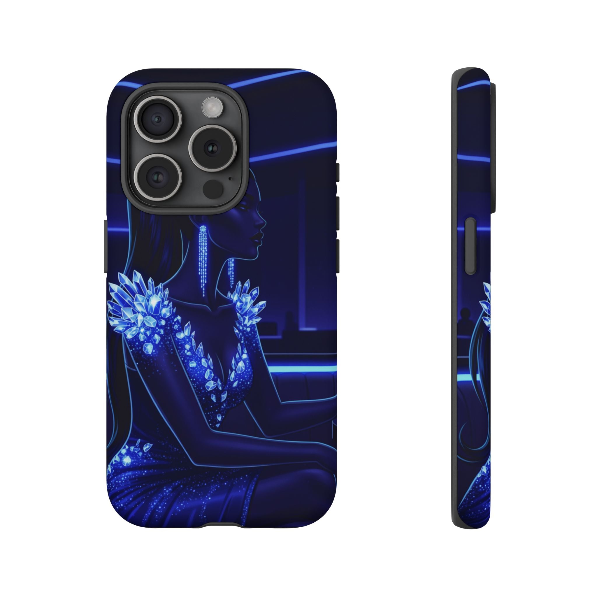 Neon Night Elegance Phone Case