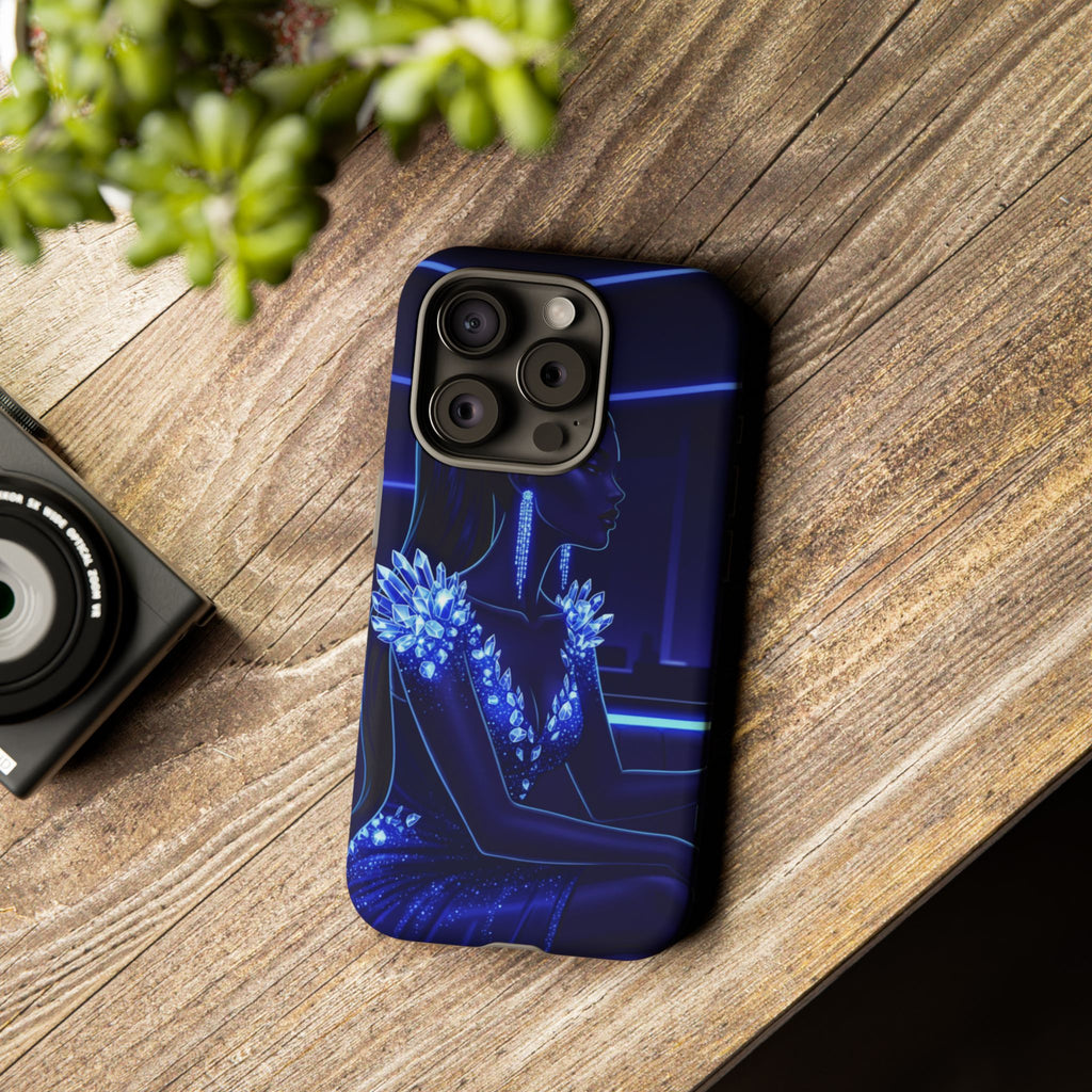 Neon Night Elegance Phone Case