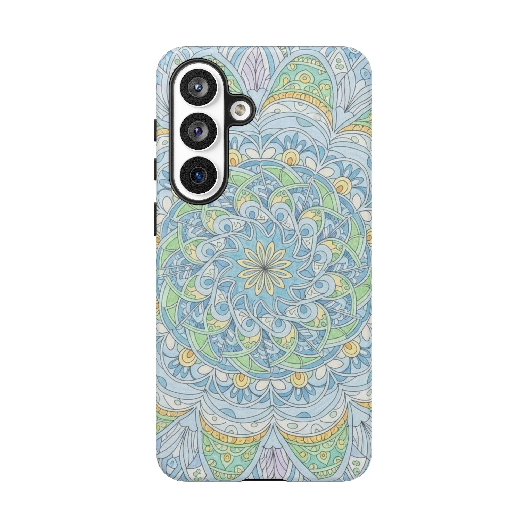 Mandala Floral Phone Case — Pastel Boho Tough Case