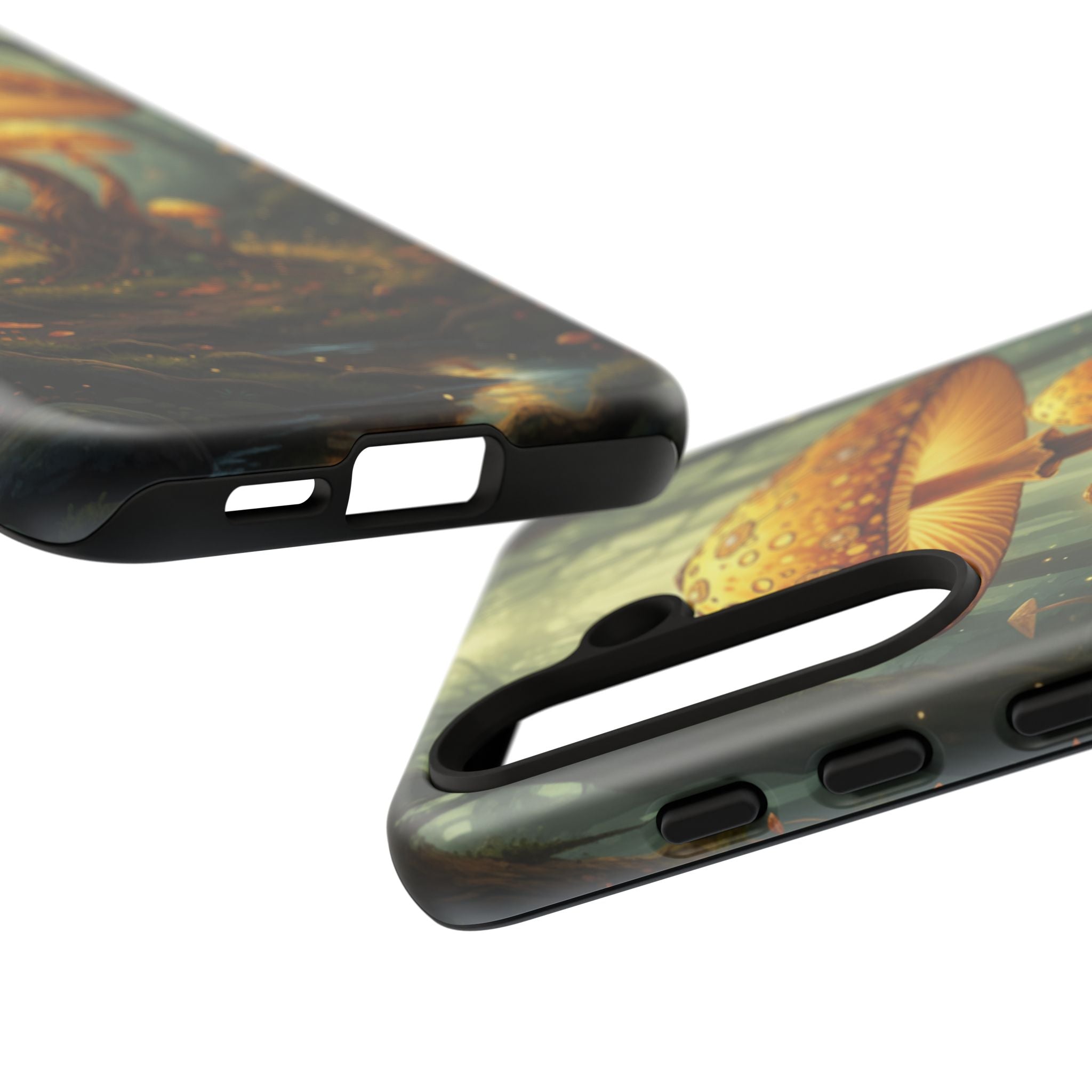 Mushroom Forest Tough Phone Case — Protective Fantasy Nature Design