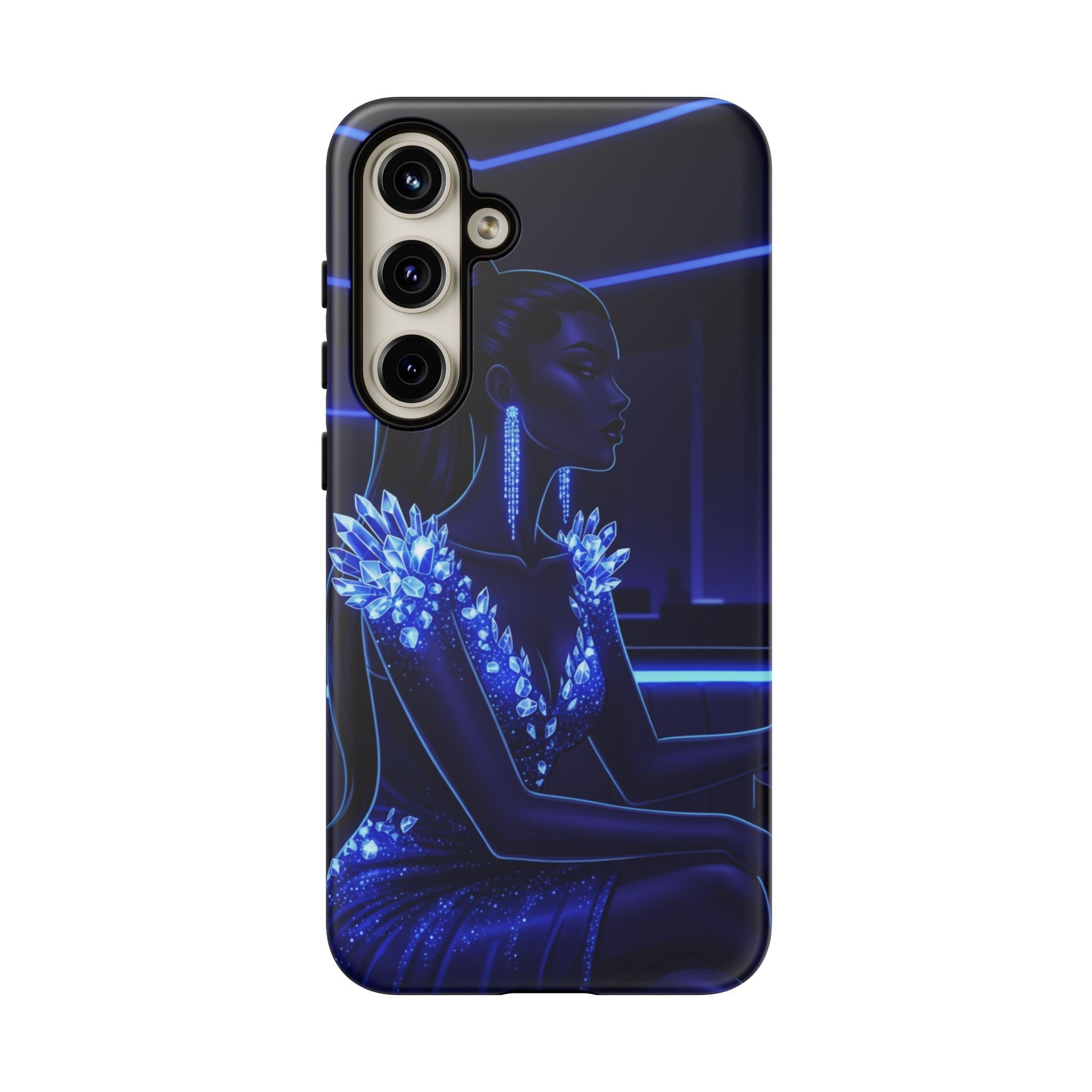 Neon Night Elegance Phone Case