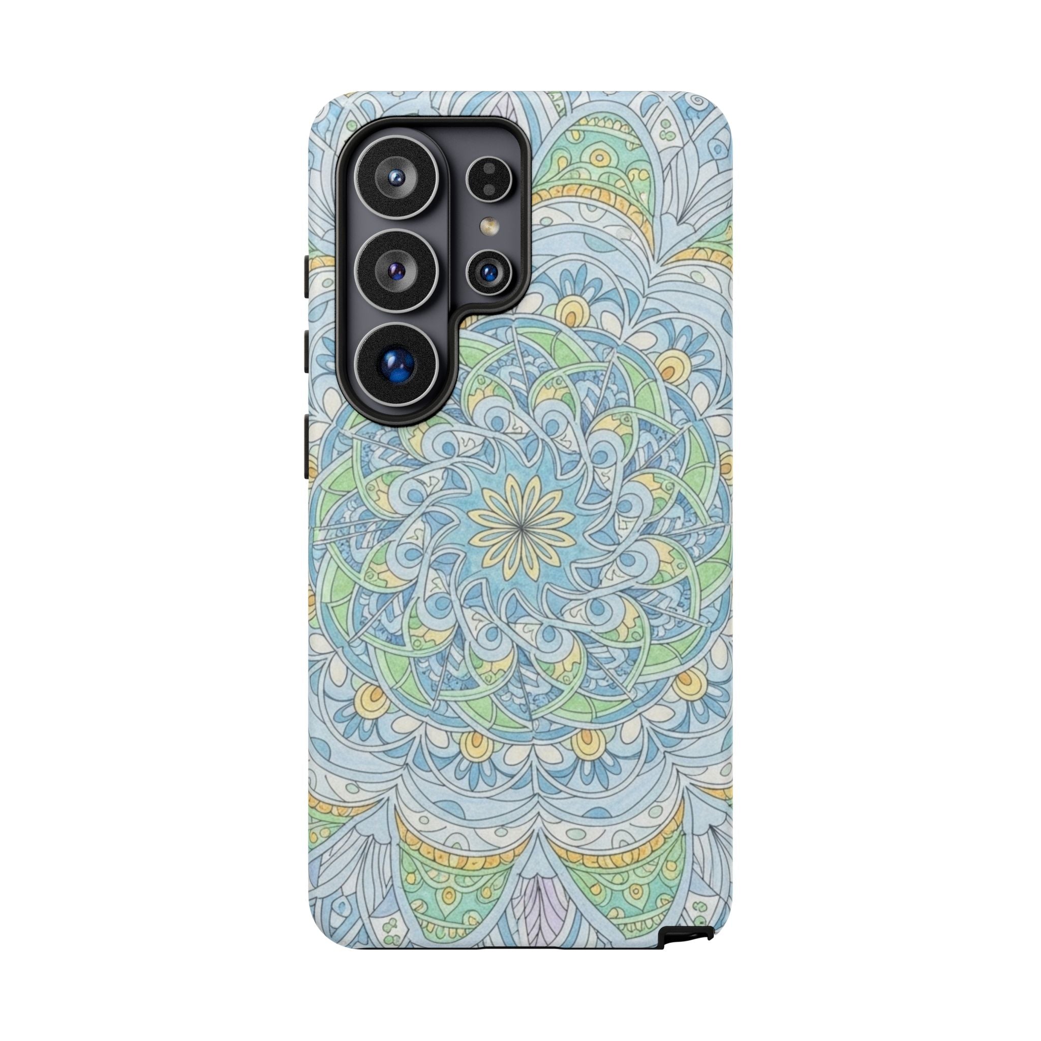 Mandala Floral Phone Case — Pastel Boho Tough Case