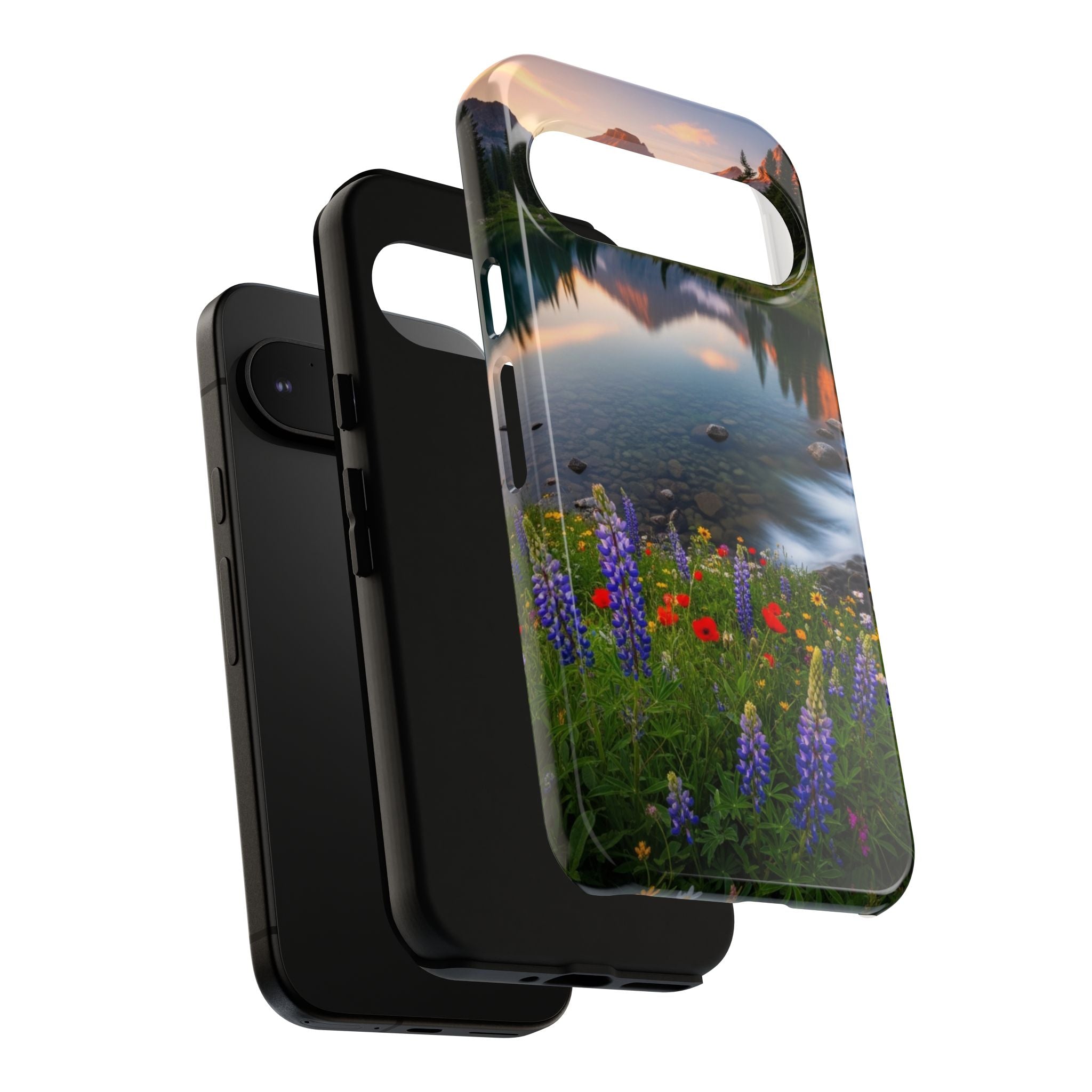 Mountain Wildflower Phone Case — Scenic Nature Tough Case