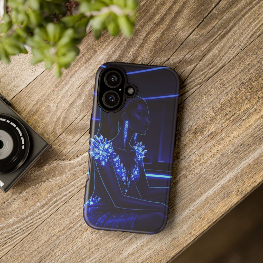 Neon Night Elegance Phone Case