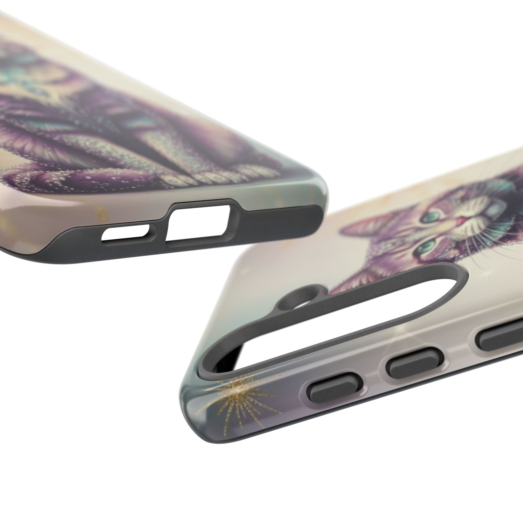 Mystic Cat Phone Case — Protective Tough Case with Enchanted Feline Design