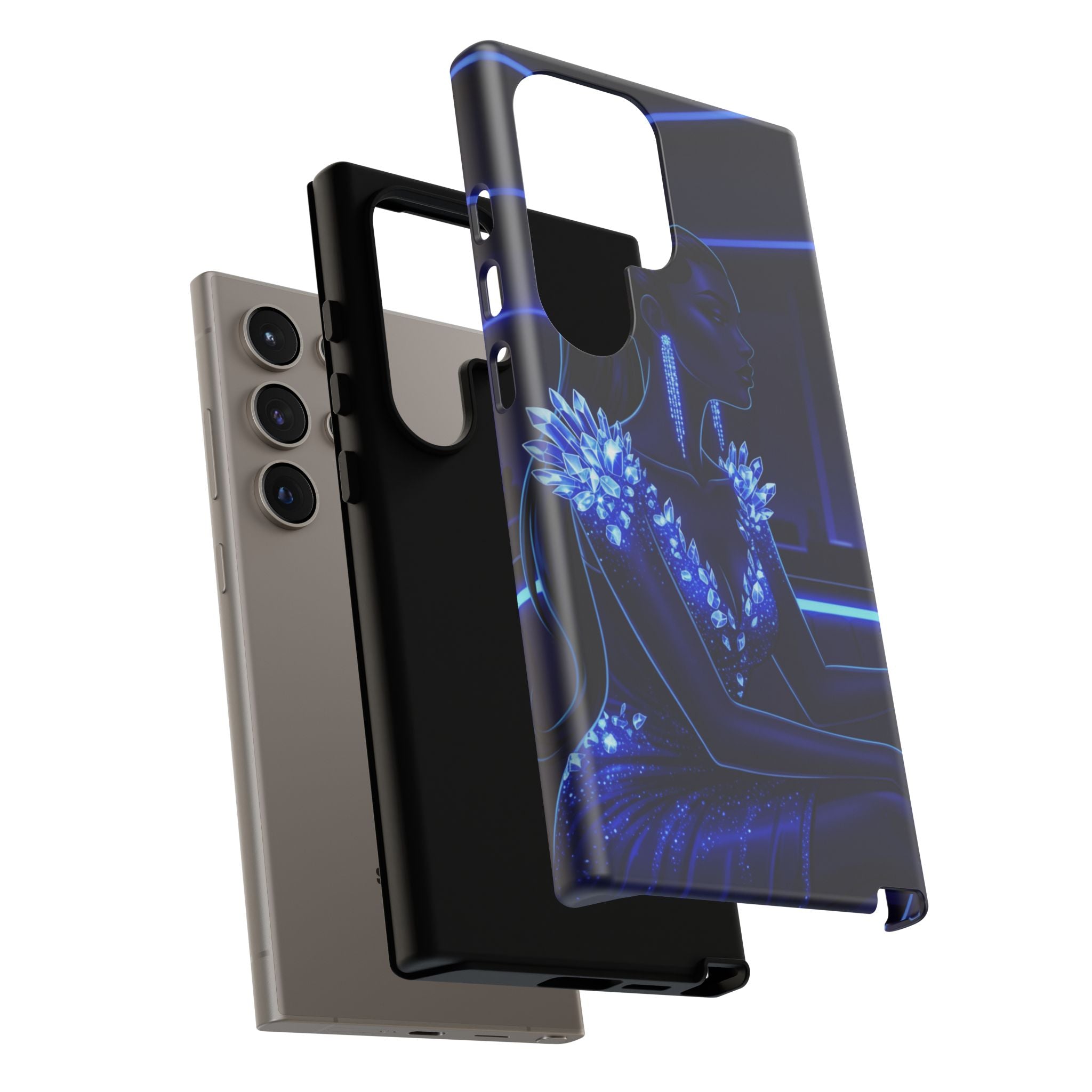 Neon Night Elegance Phone Case