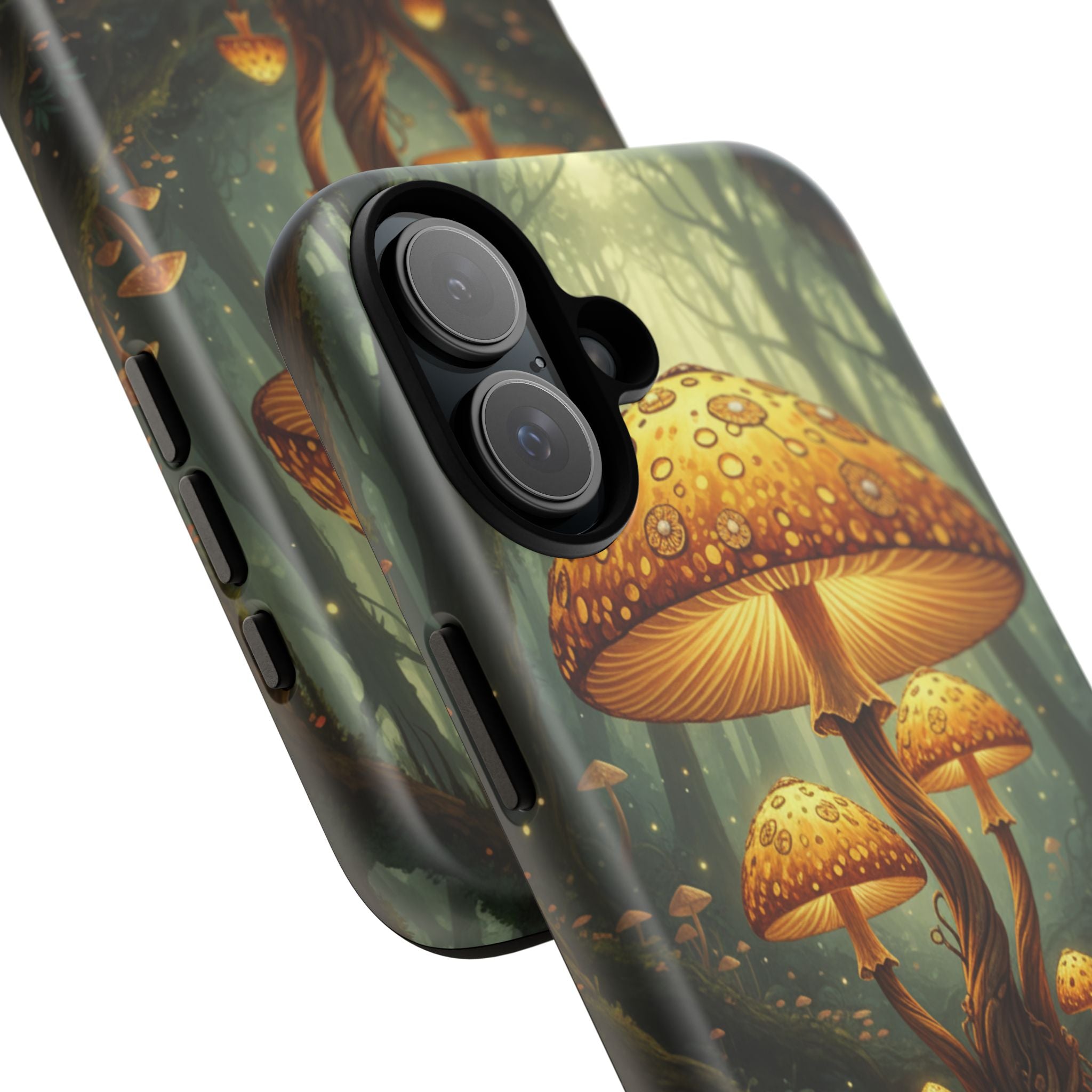 Mushroom Forest Tough Phone Case — Protective Fantasy Nature Design