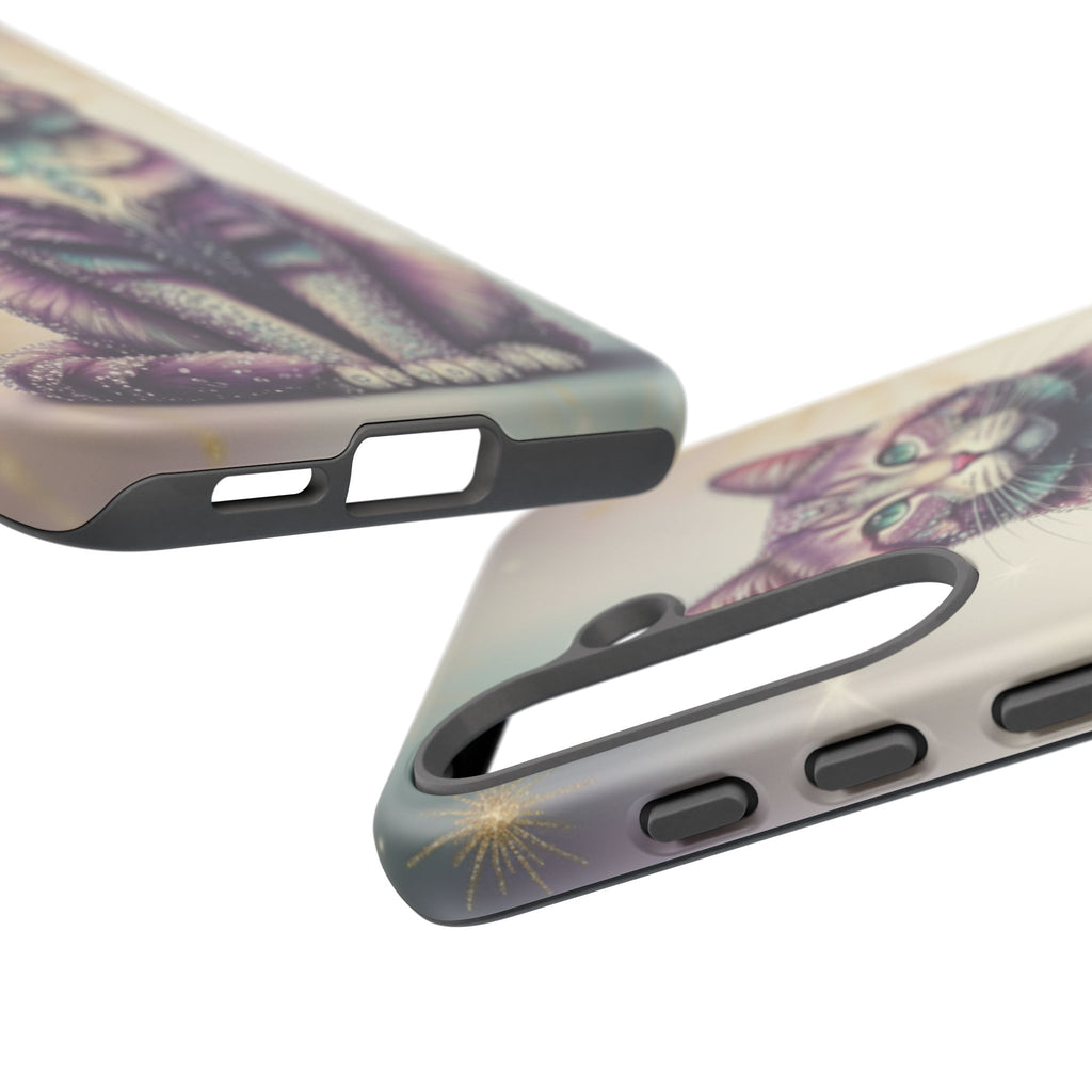 Mystic Cat Phone Case — Protective Tough Case with Enchanted Feline Design