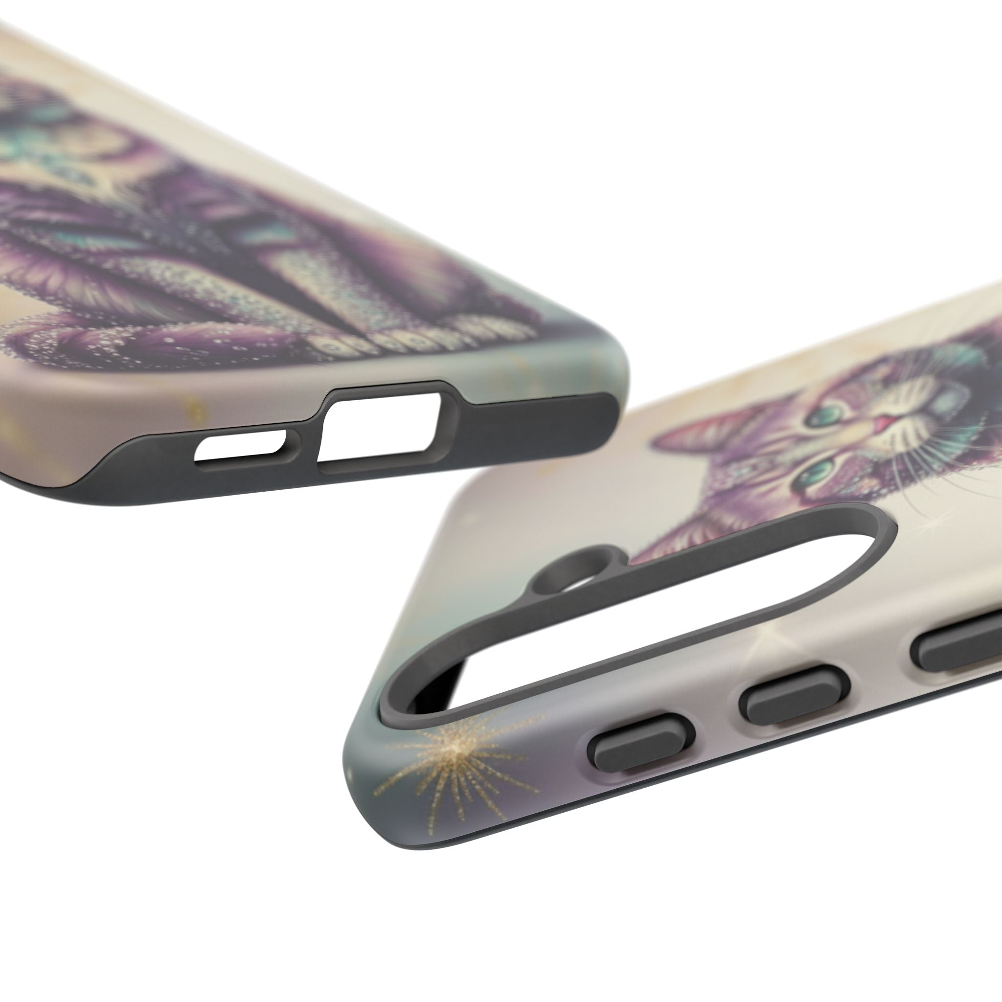 Mystic Cat Phone Case — Protective Tough Case with Enchanted Feline Design