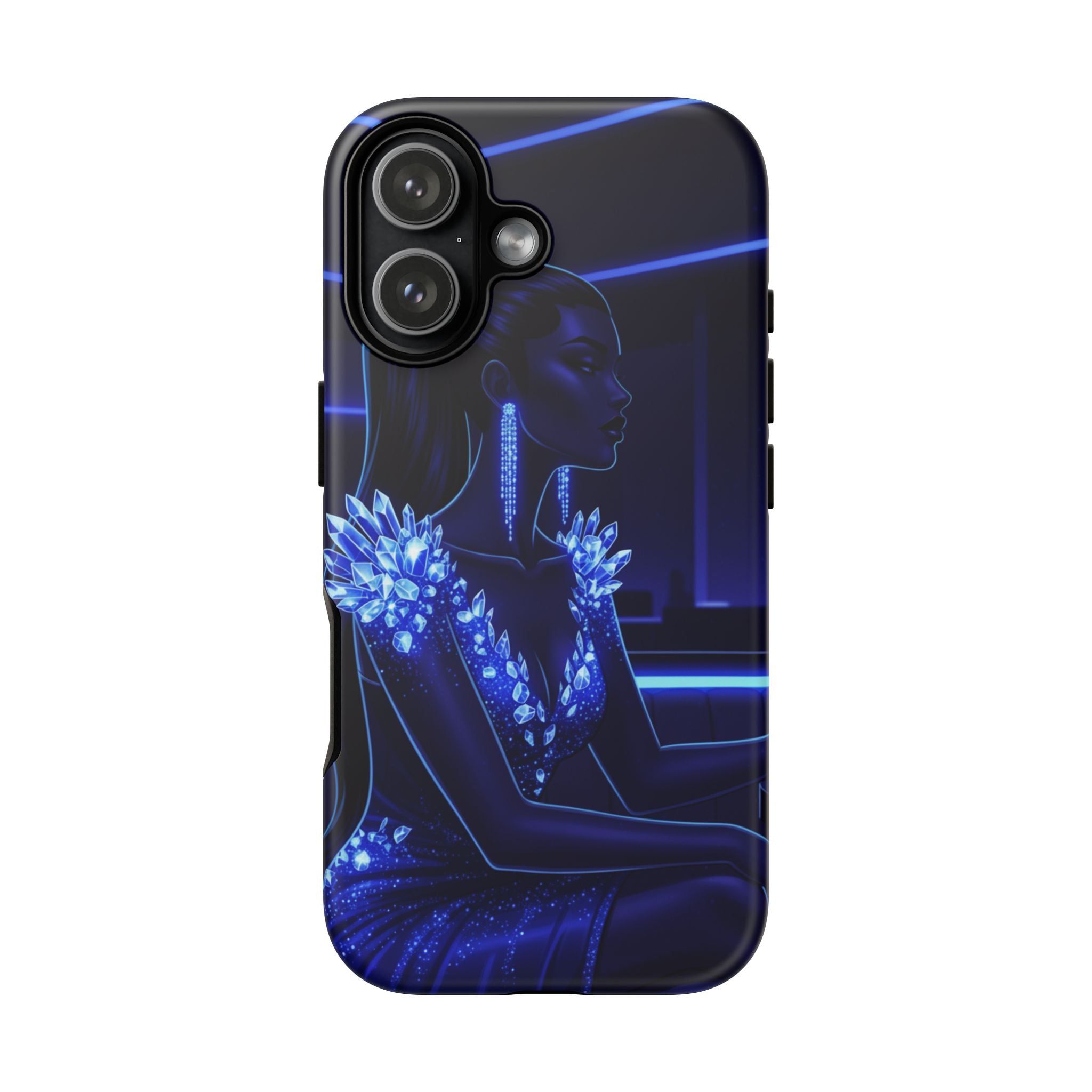 Neon Night Elegance Phone Case