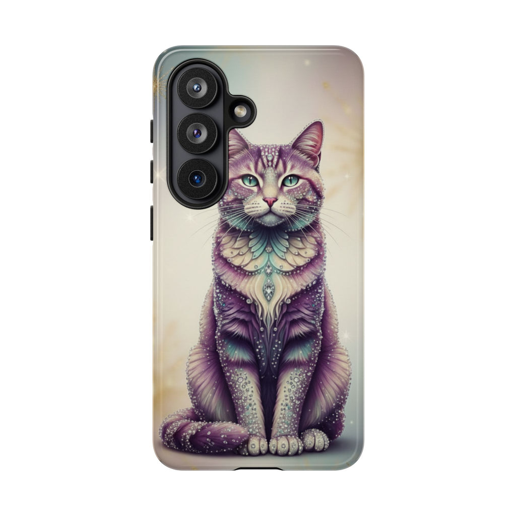 Mystic Cat Phone Case — Protective Tough Case with Enchanted Feline Design