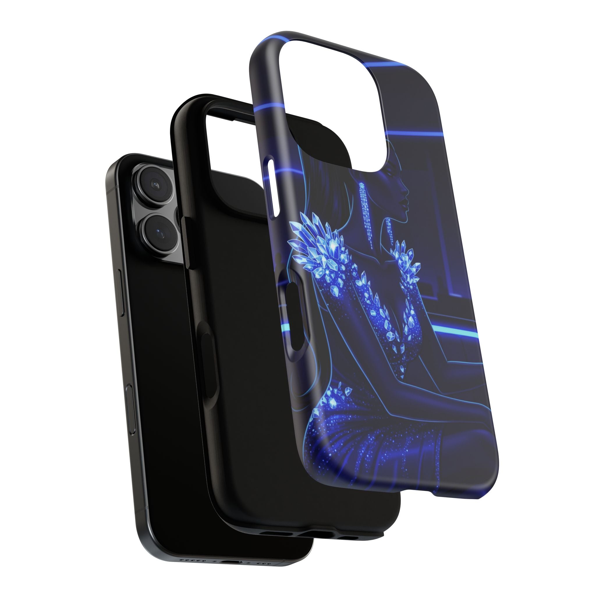 Neon Night Elegance Phone Case