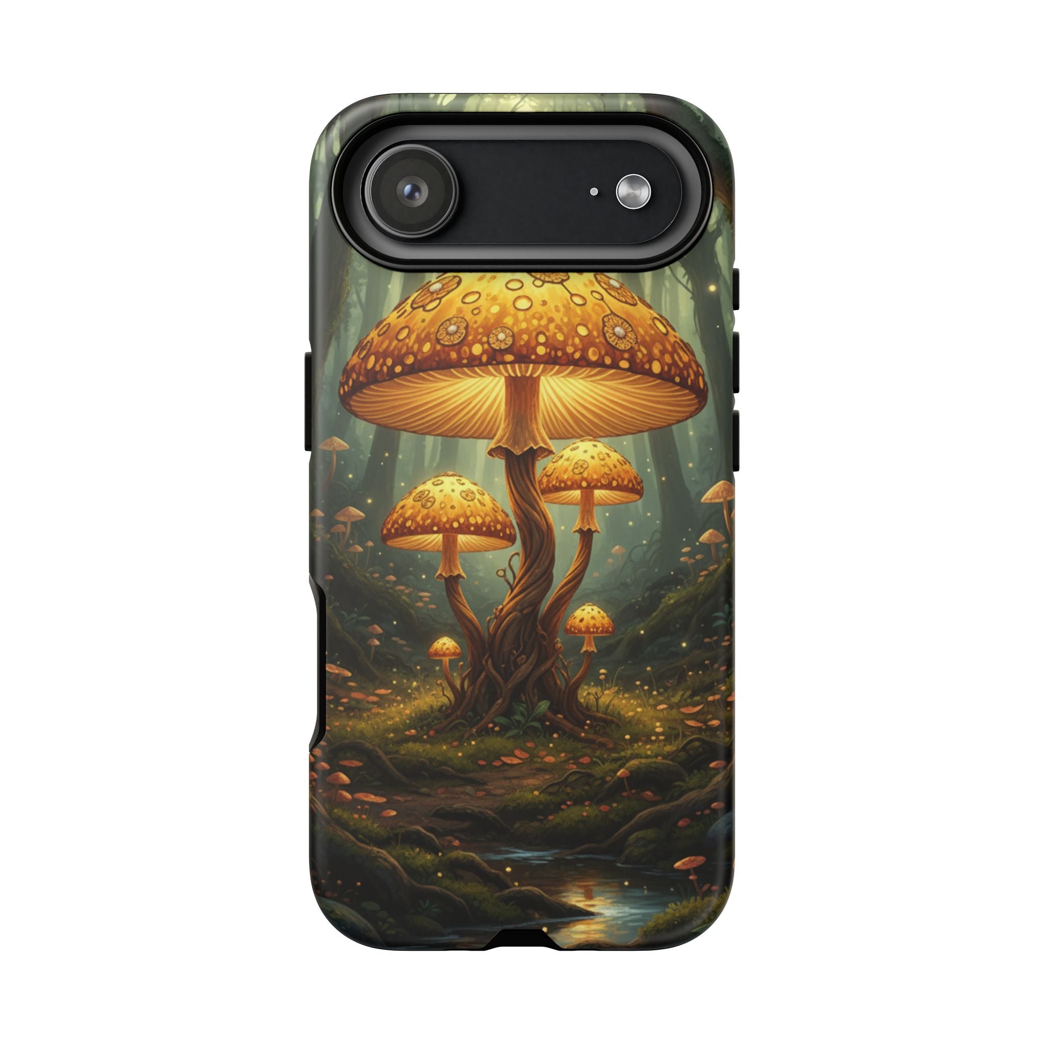 Mushroom Forest Tough Phone Case — Protective Fantasy Nature Design