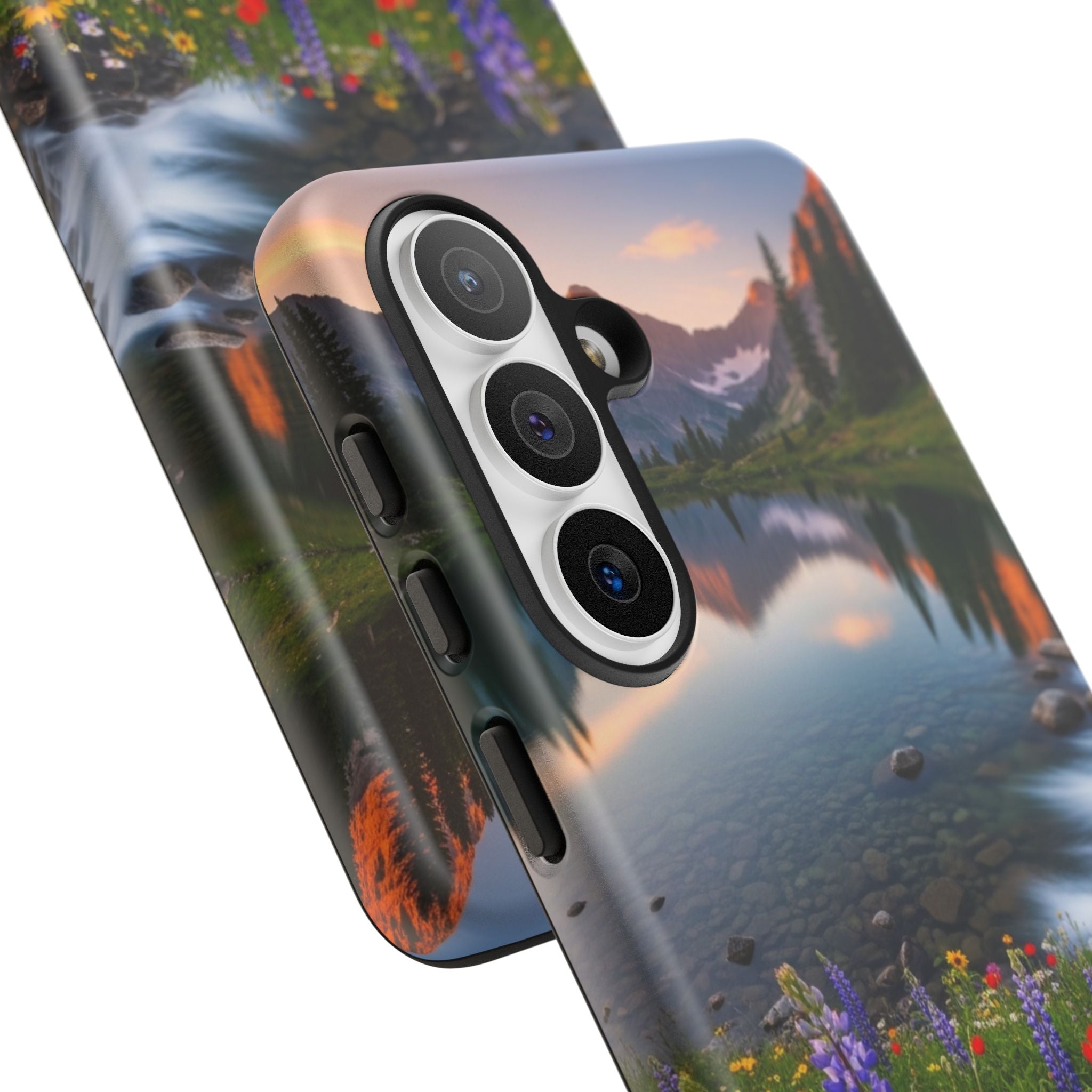 Mountain Wildflower Phone Case — Scenic Nature Tough Case