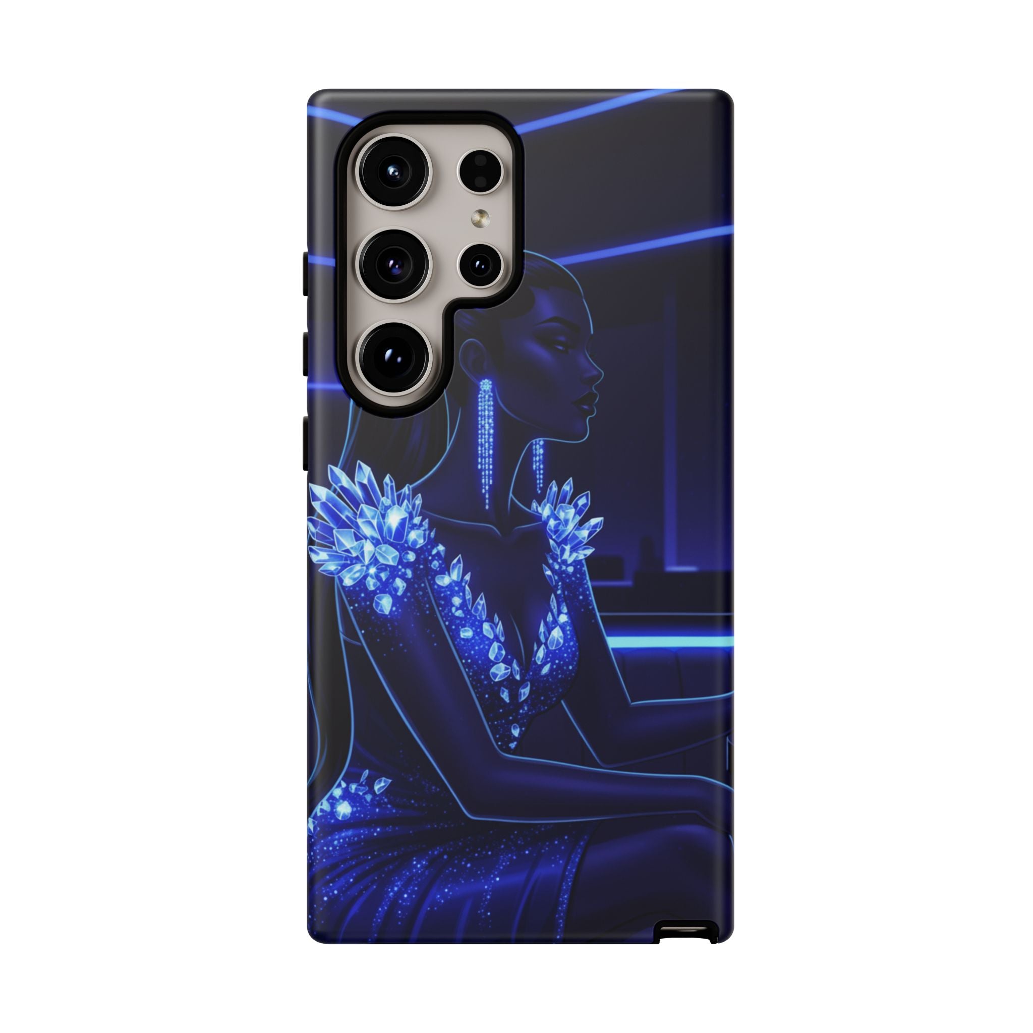 Neon Night Elegance Phone Case