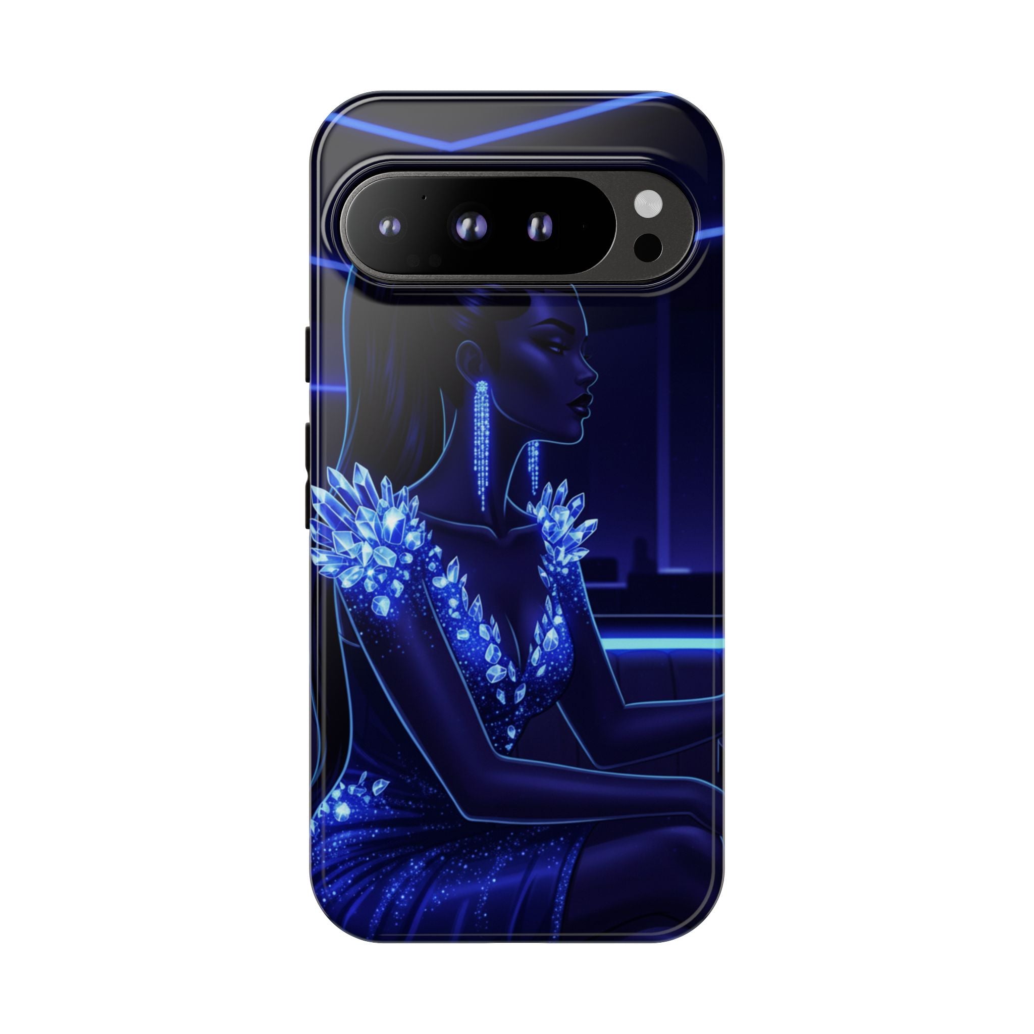 Neon Night Elegance Phone Case