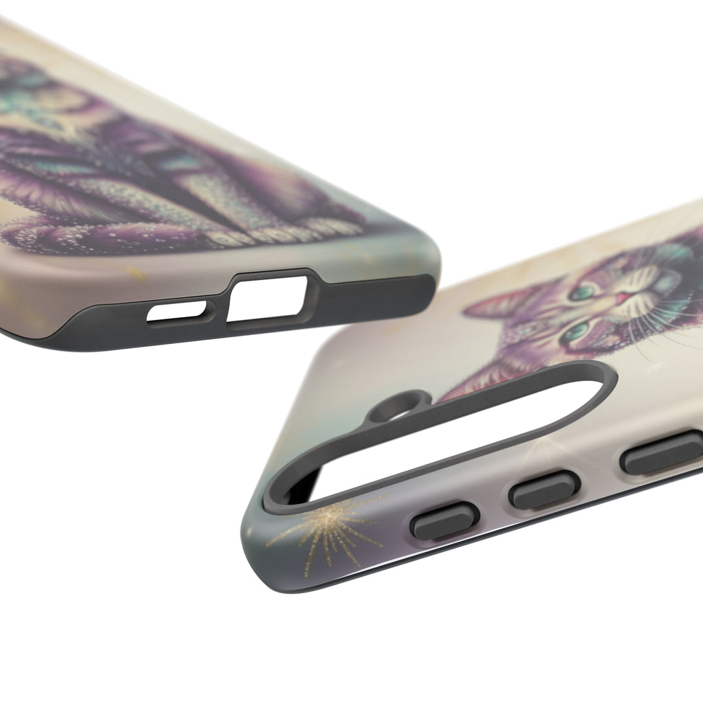 Mystic Cat Phone Case — Protective Tough Case with Enchanted Feline Design