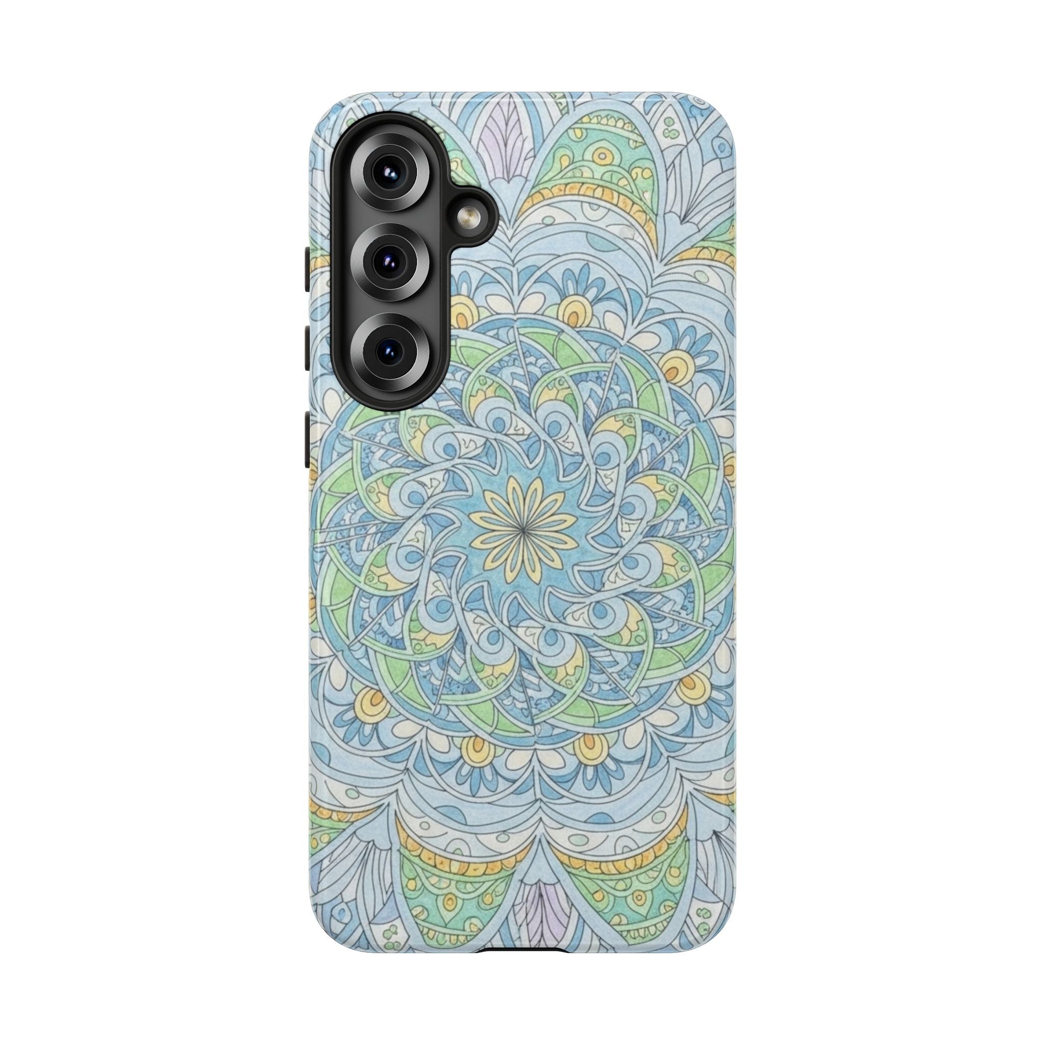 Mandala Floral Phone Case — Pastel Boho Tough Case