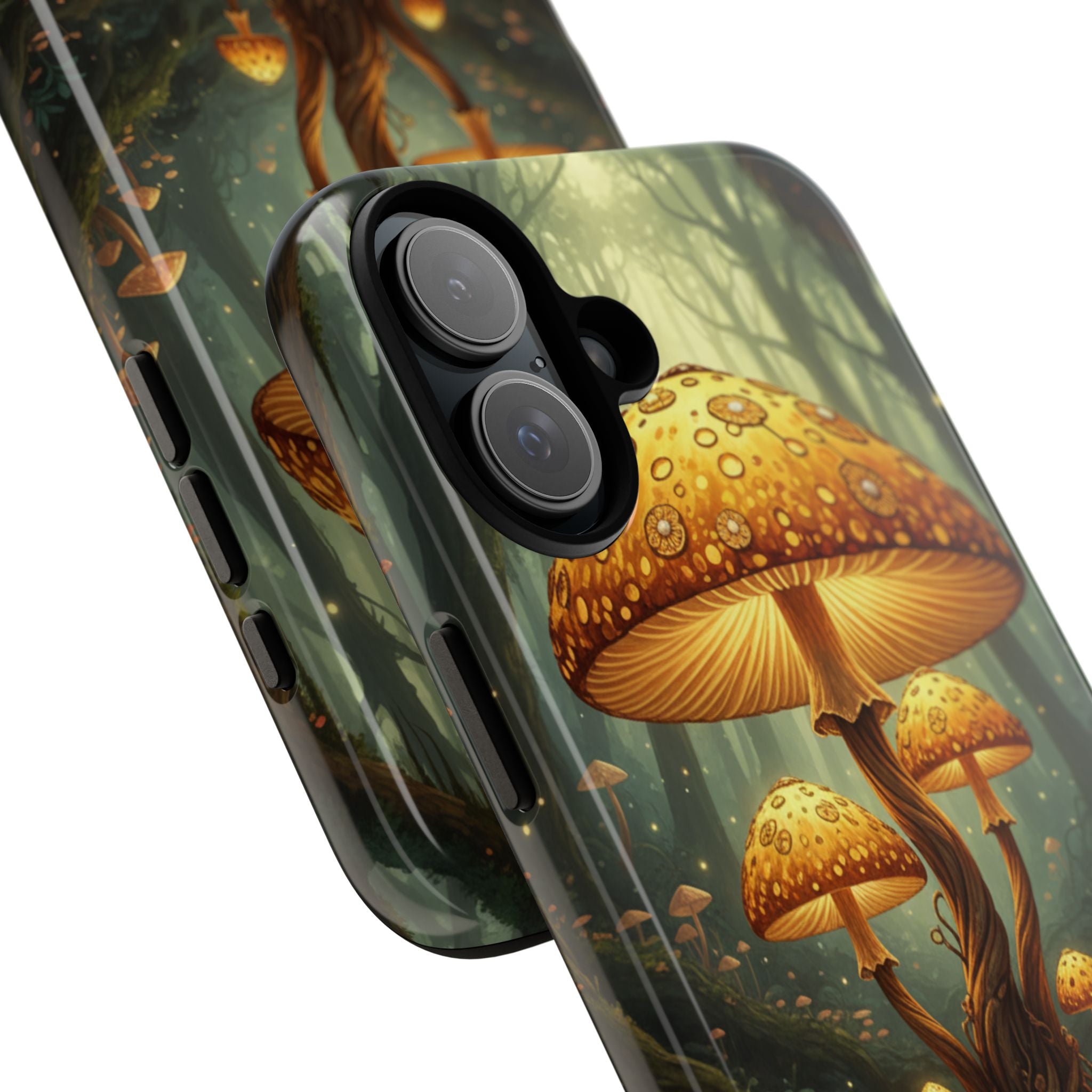 Mushroom Forest Tough Phone Case — Protective Fantasy Nature Design