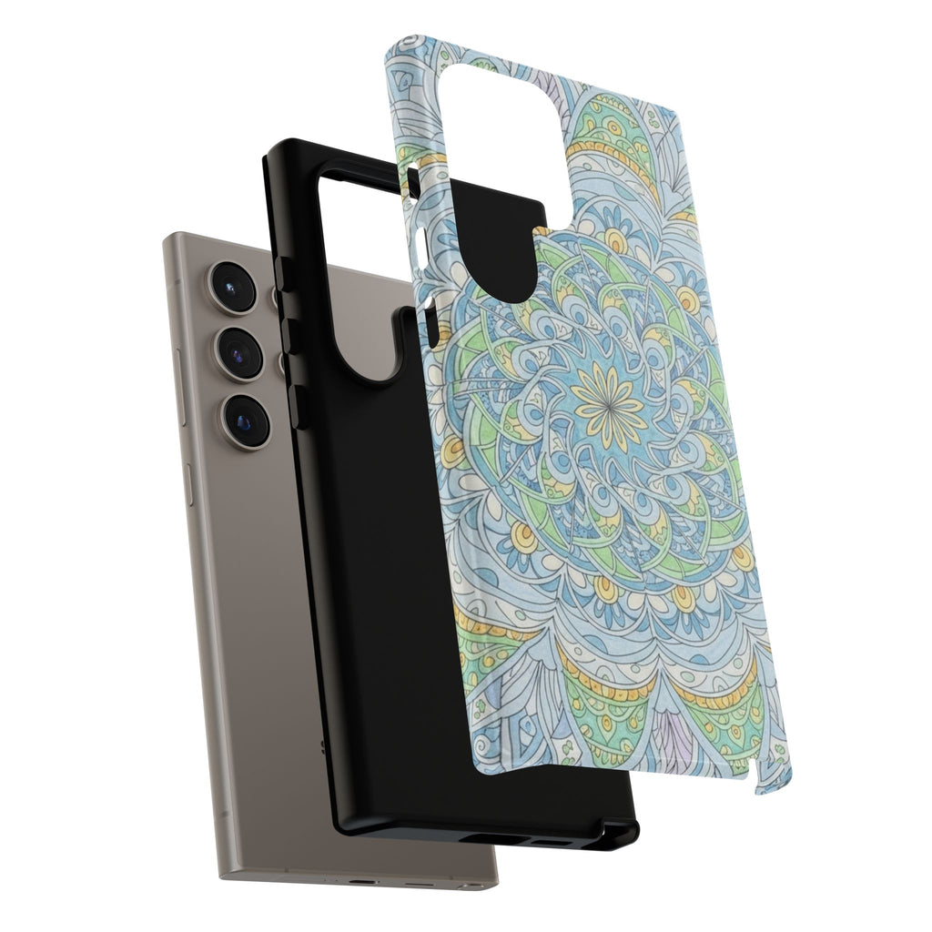 Mandala Floral Phone Case — Pastel Boho Tough Case