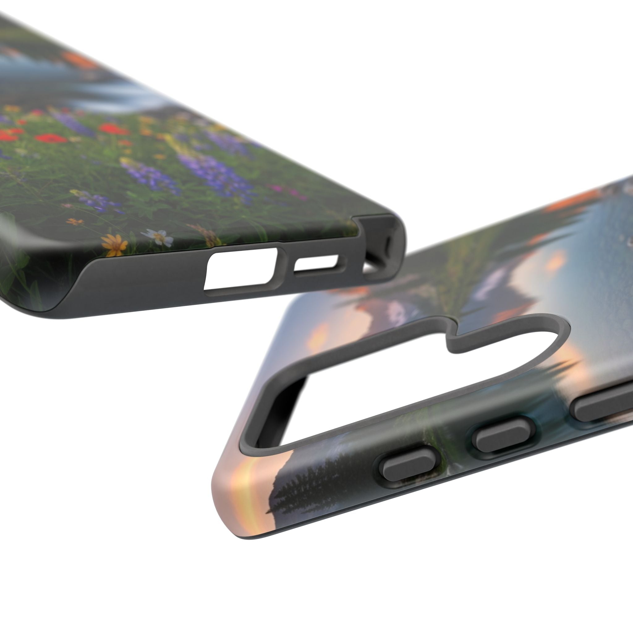 Mountain Wildflower Phone Case — Scenic Nature Tough Case