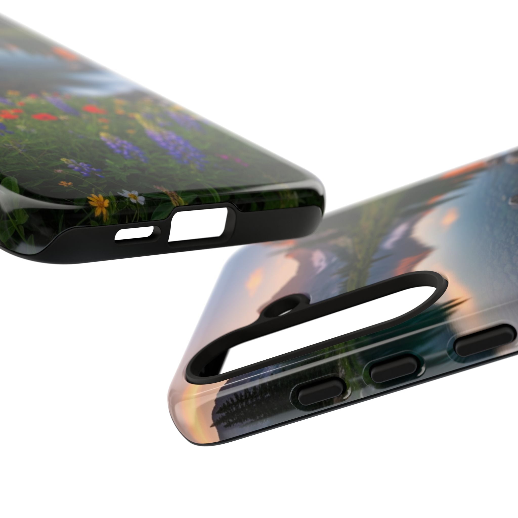 Mountain Wildflower Phone Case — Scenic Nature Tough Case