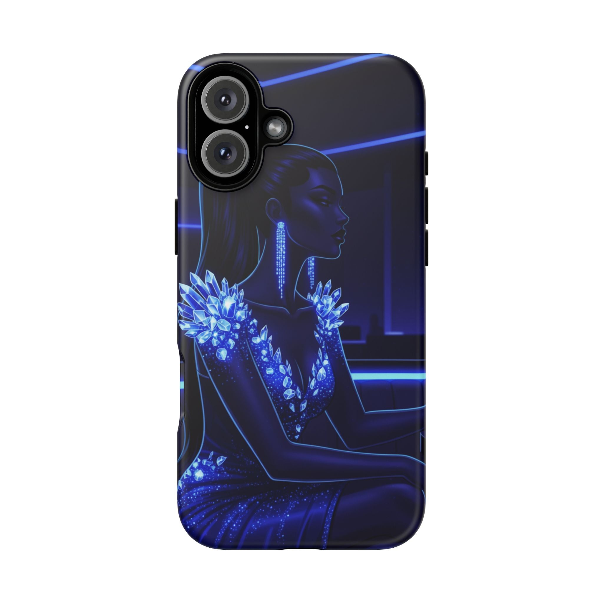 Neon Night Elegance Phone Case