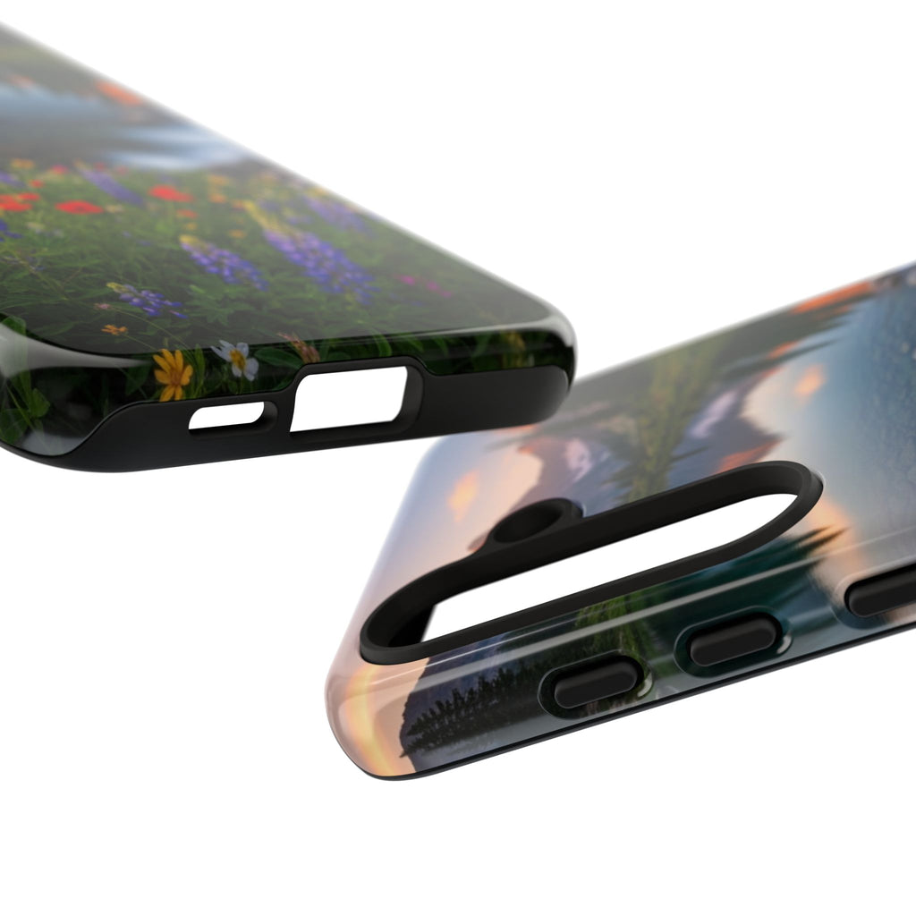 Mountain Wildflower Phone Case — Scenic Nature Tough Case