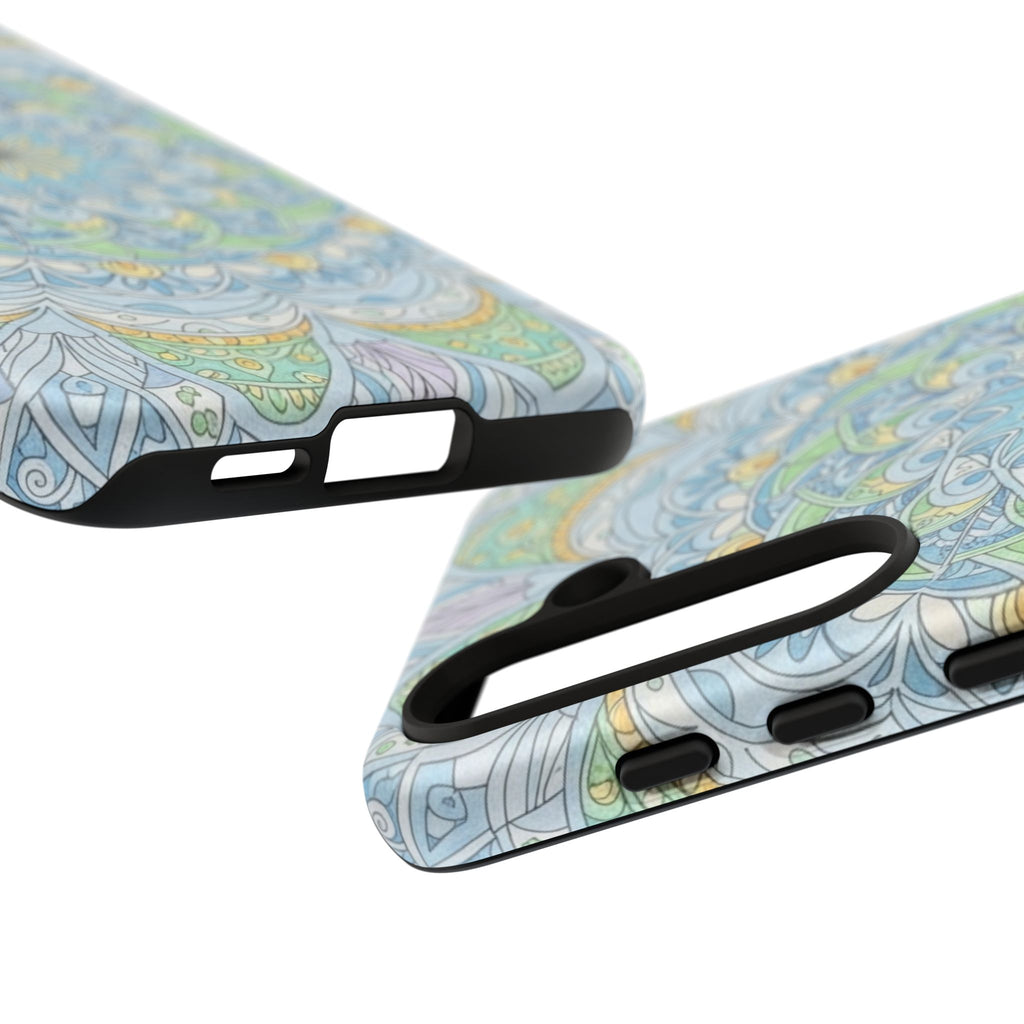 Mandala Floral Phone Case — Pastel Boho Tough Case