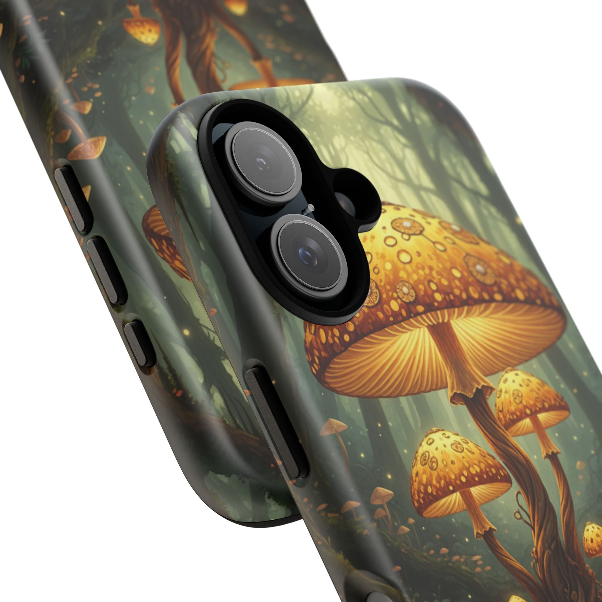 Mushroom Forest Tough Phone Case — Protective Fantasy Nature Design