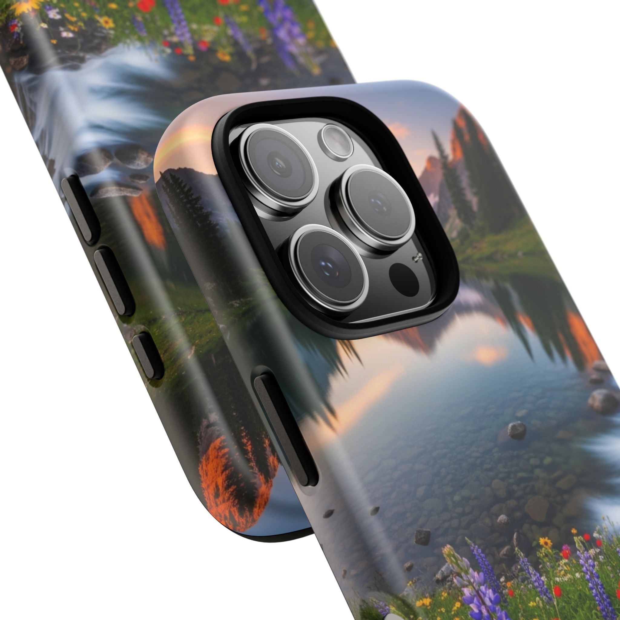 Mountain Wildflower Phone Case — Scenic Nature Tough Case