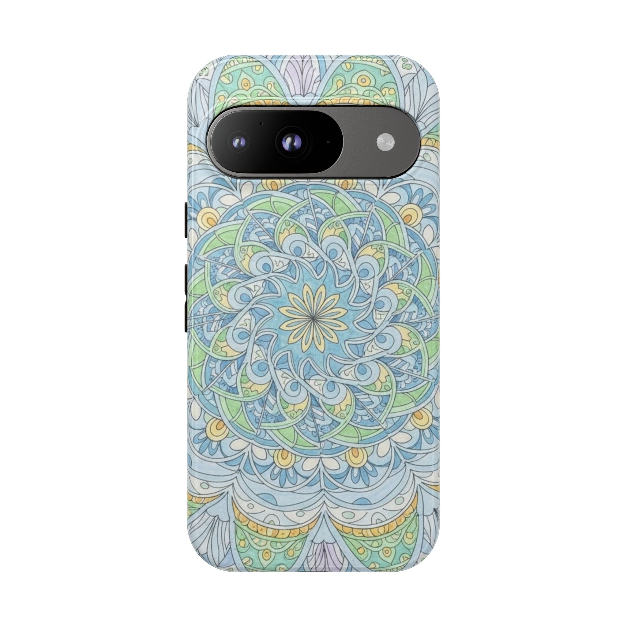 Mandala Floral Phone Case — Pastel Boho Tough Case
