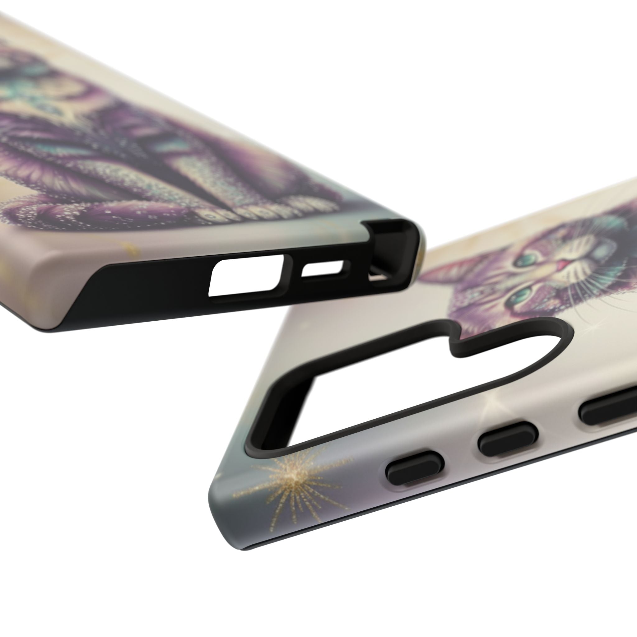 Mystic Cat Phone Case — Protective Tough Case with Enchanted Feline Design