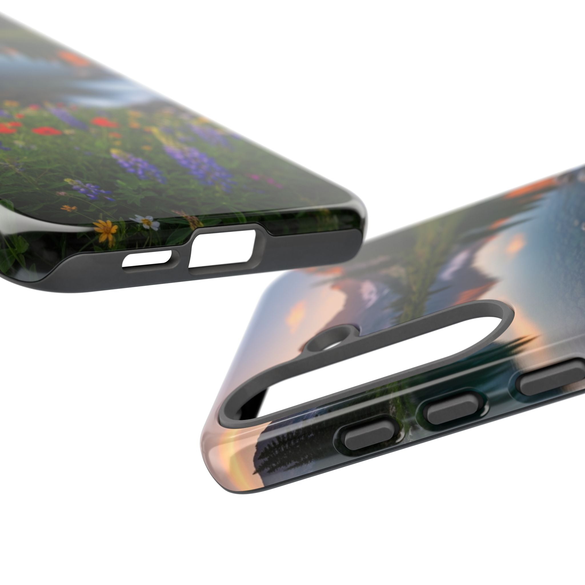 Mountain Wildflower Phone Case — Scenic Nature Tough Case