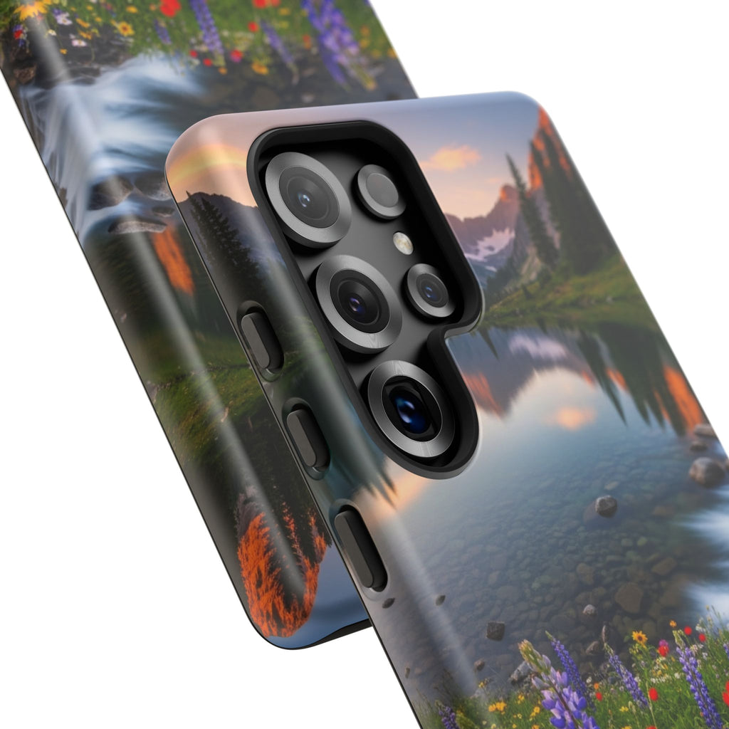 Mountain Wildflower Phone Case — Scenic Nature Tough Case