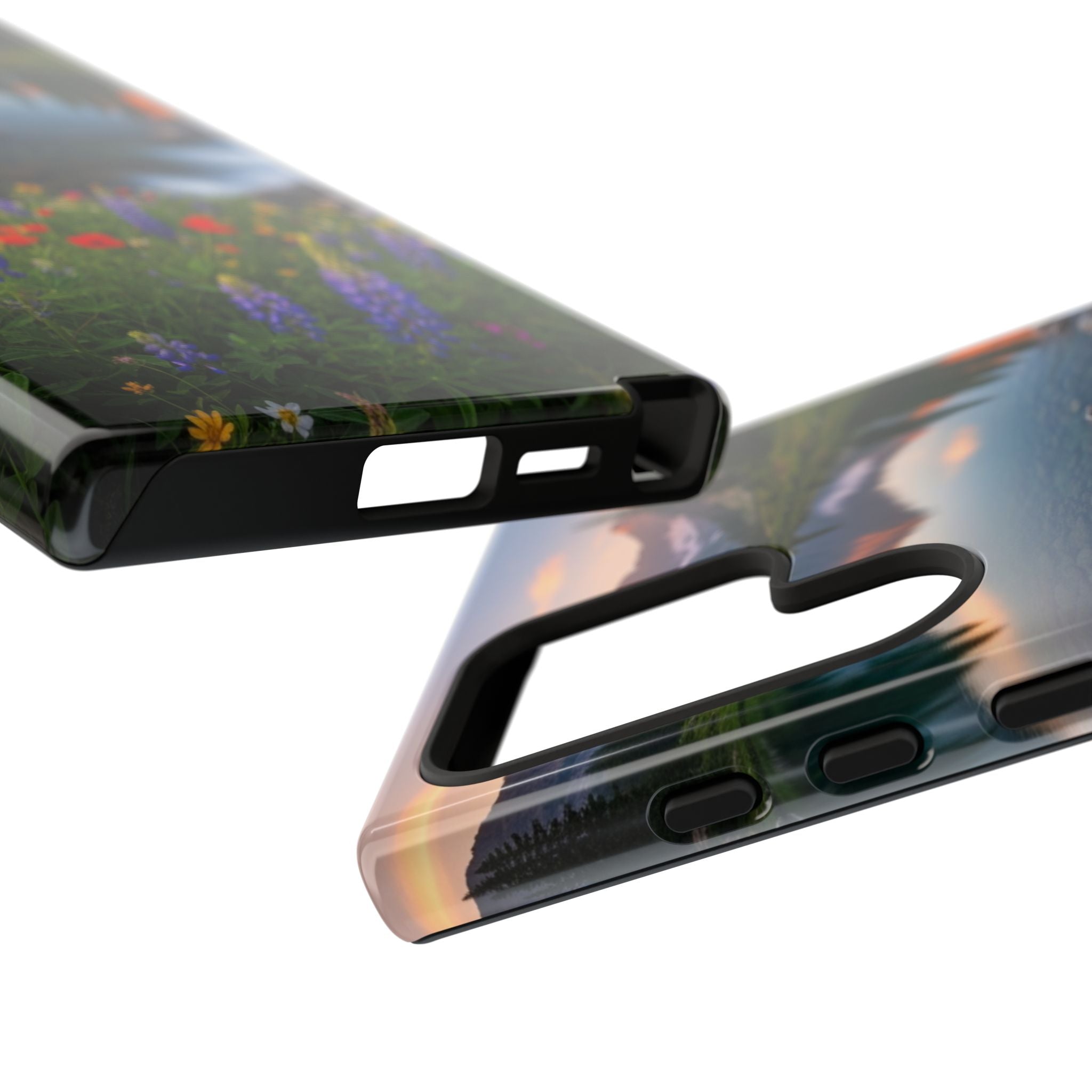 Mountain Wildflower Phone Case — Scenic Nature Tough Case