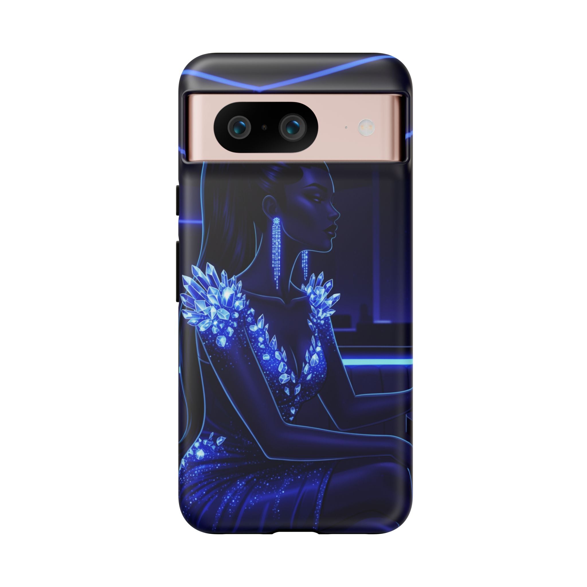 Neon Night Elegance Phone Case