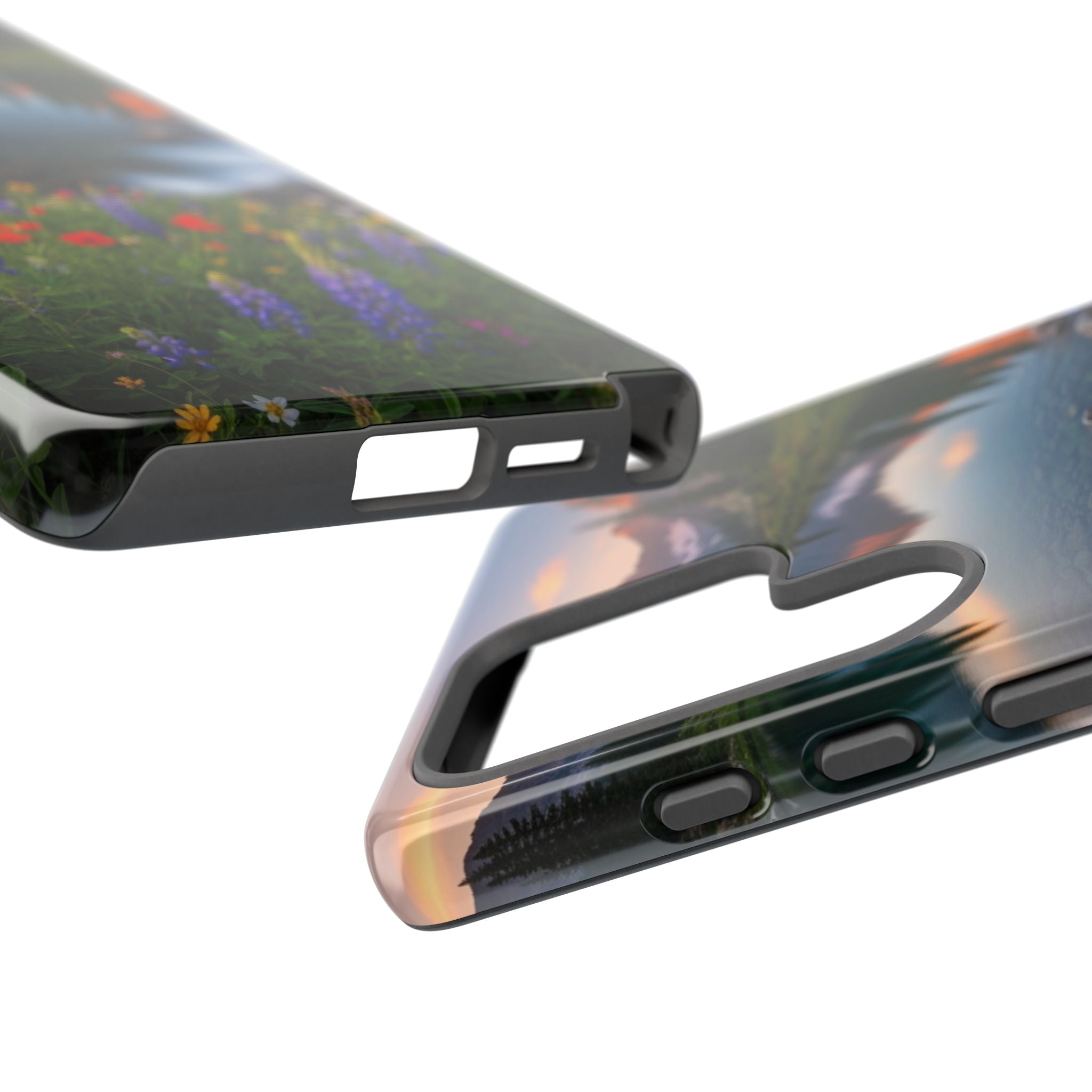 Mountain Wildflower Phone Case — Scenic Nature Tough Case
