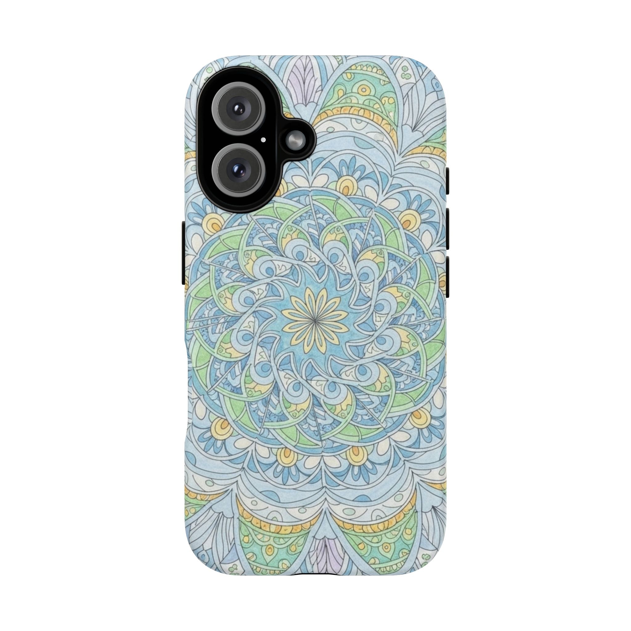 Mandala Floral Phone Case — Pastel Boho Tough Case