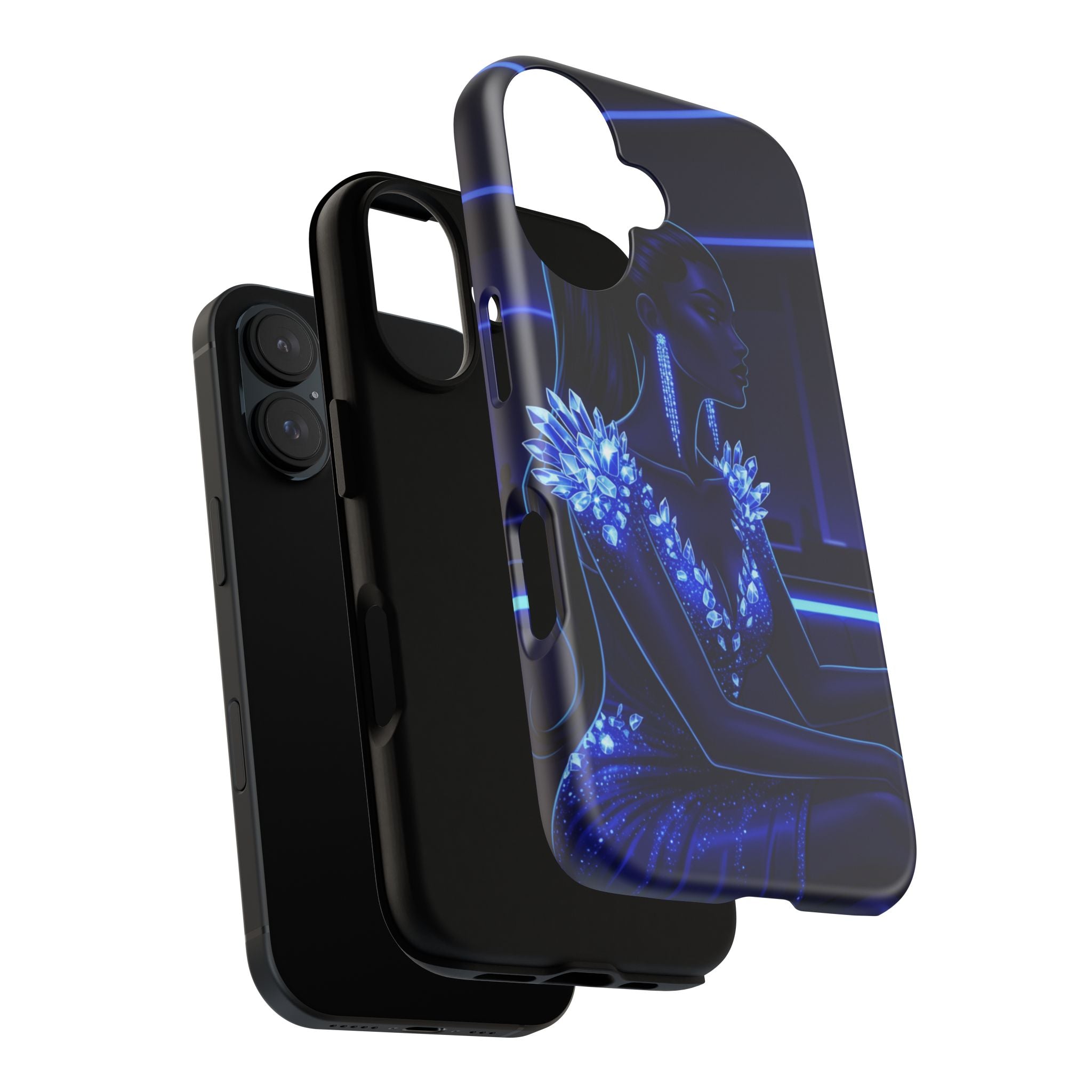 Neon Night Elegance Phone Case