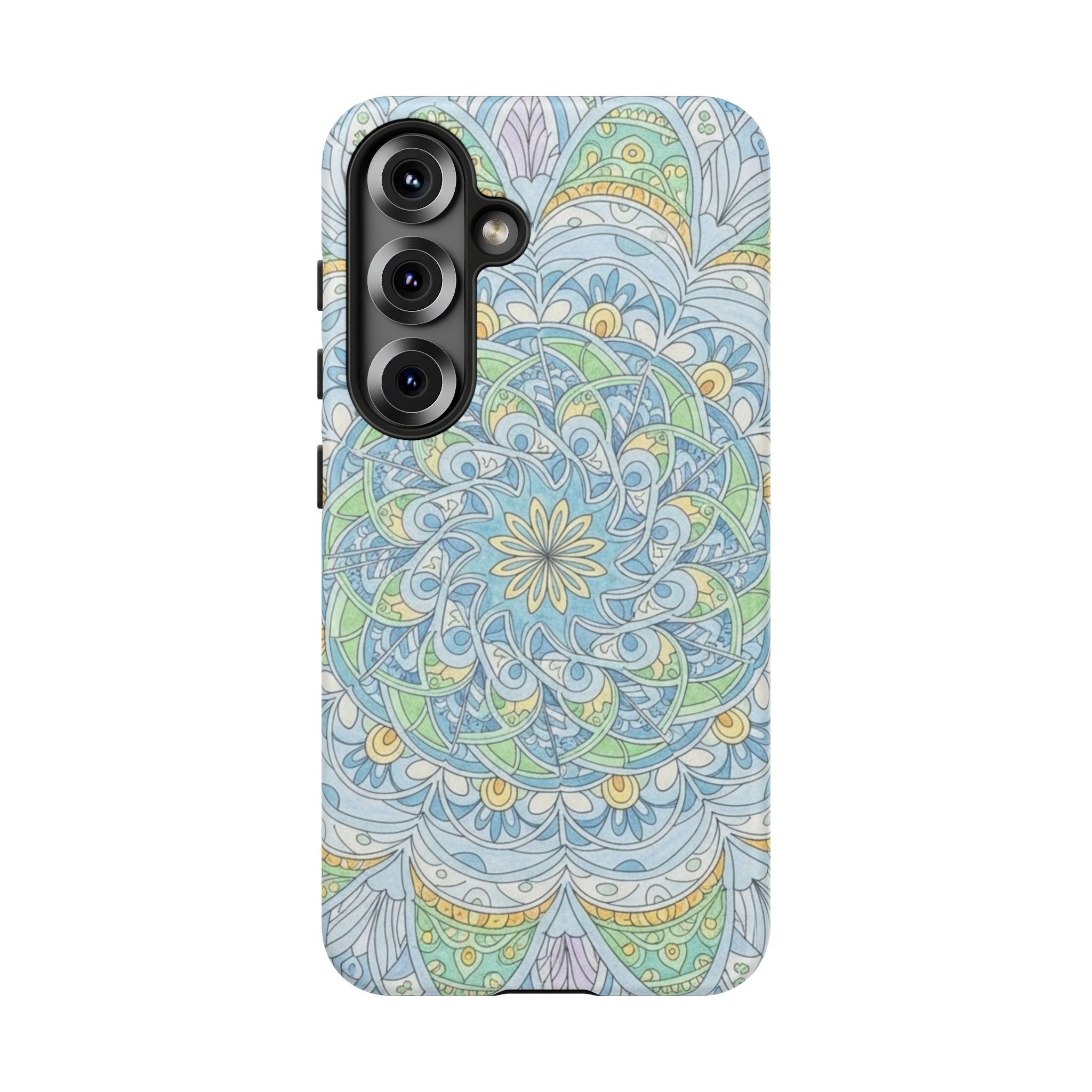 Mandala Floral Phone Case — Pastel Boho Tough Case